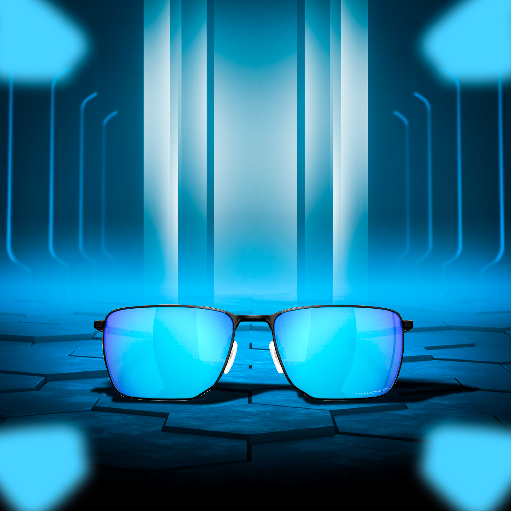 Oakley Ejector Satin Black Prizm Sapphire Polar Sunglass - InstaSport