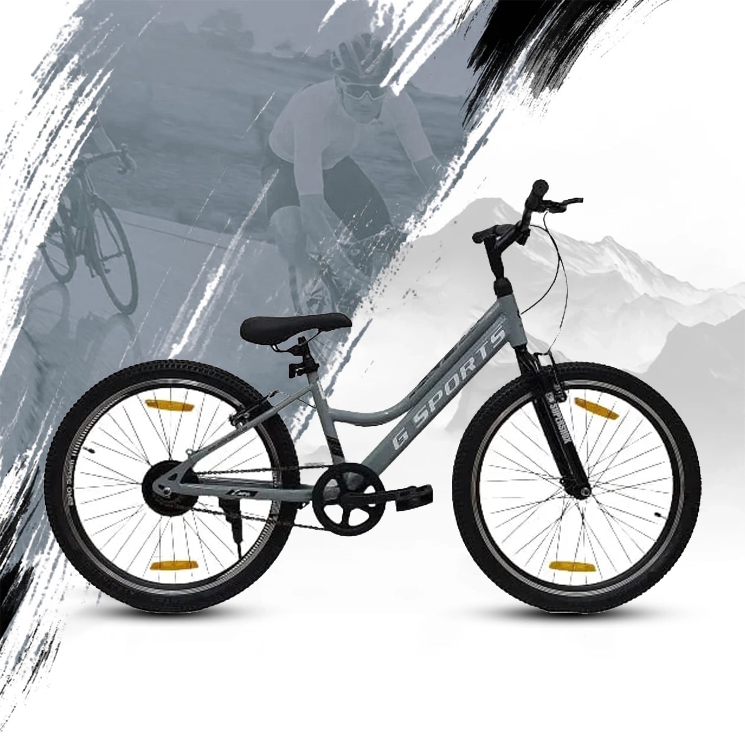 G-Sports Zara 24 D F/S SS Bicycle - Grey