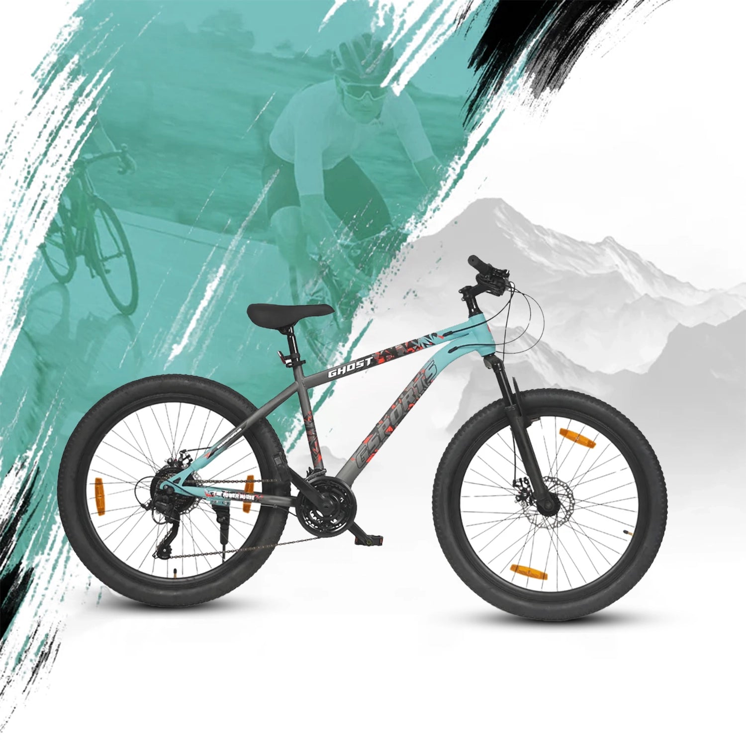 G-Sports Ghost 27.5 MS Bicycles - Blue/ Grey