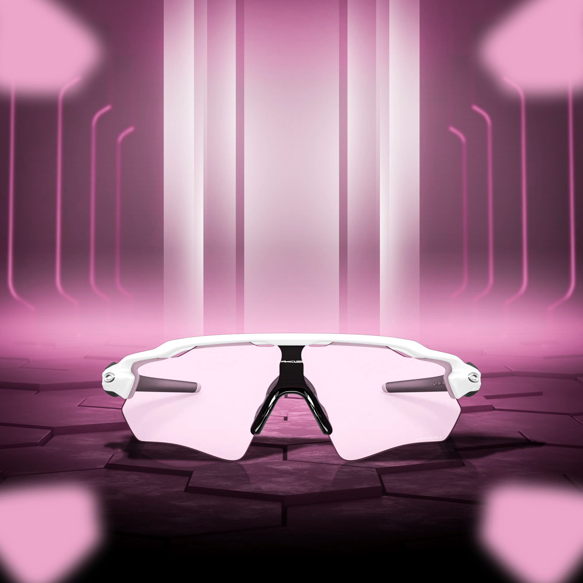 Oakley Radar EV Path Matte White Prizm Low Light Sunglass - InstaSport