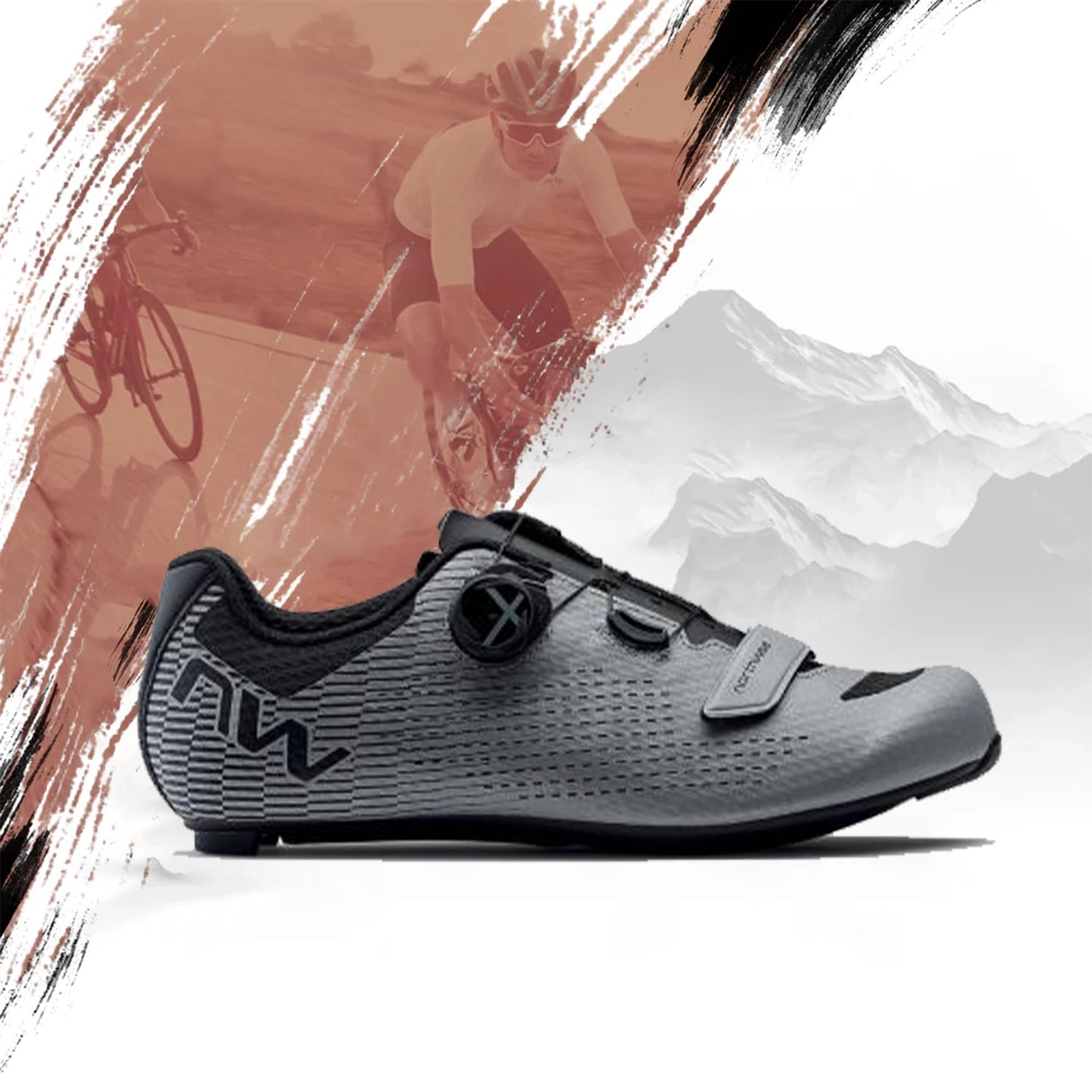 Northwave Storm Carbon 2 Men's Cycling Shoes - Silver Reflective
