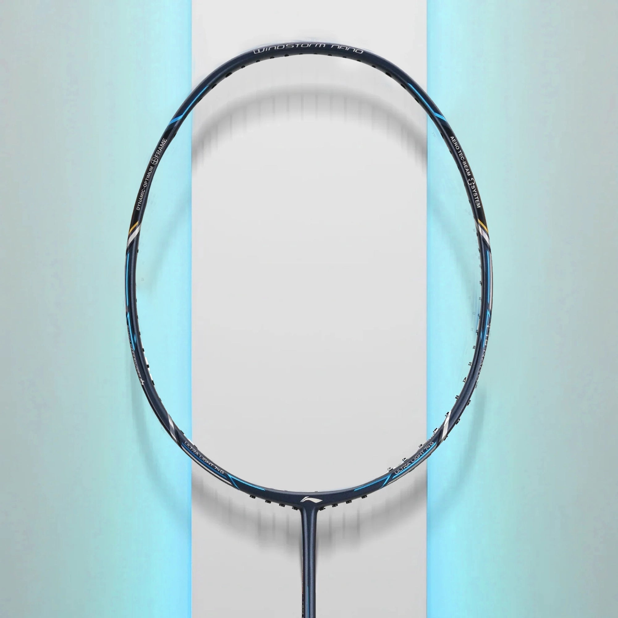 Li-Ning Windstorm Nano 74 Badminton Racket- Grey / Blue