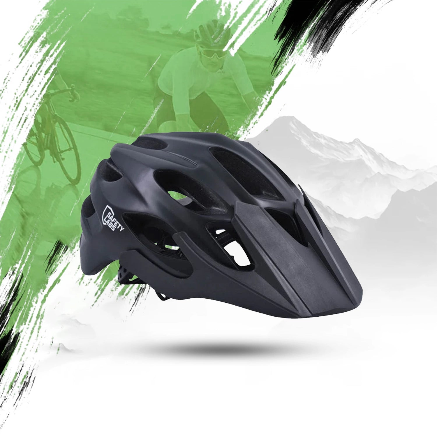 Safety Labs Vox Adult Cycling Helmet - Black