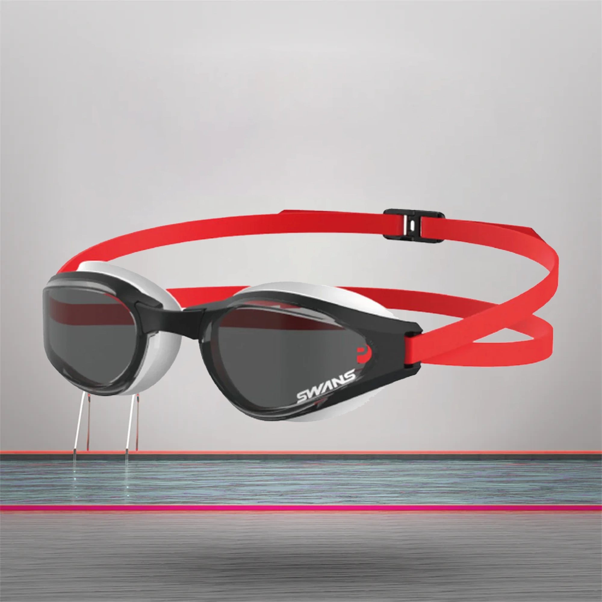 Swans Ascender SR-81 PAF Swimming Goggle (Clear-Polarized Smoke)