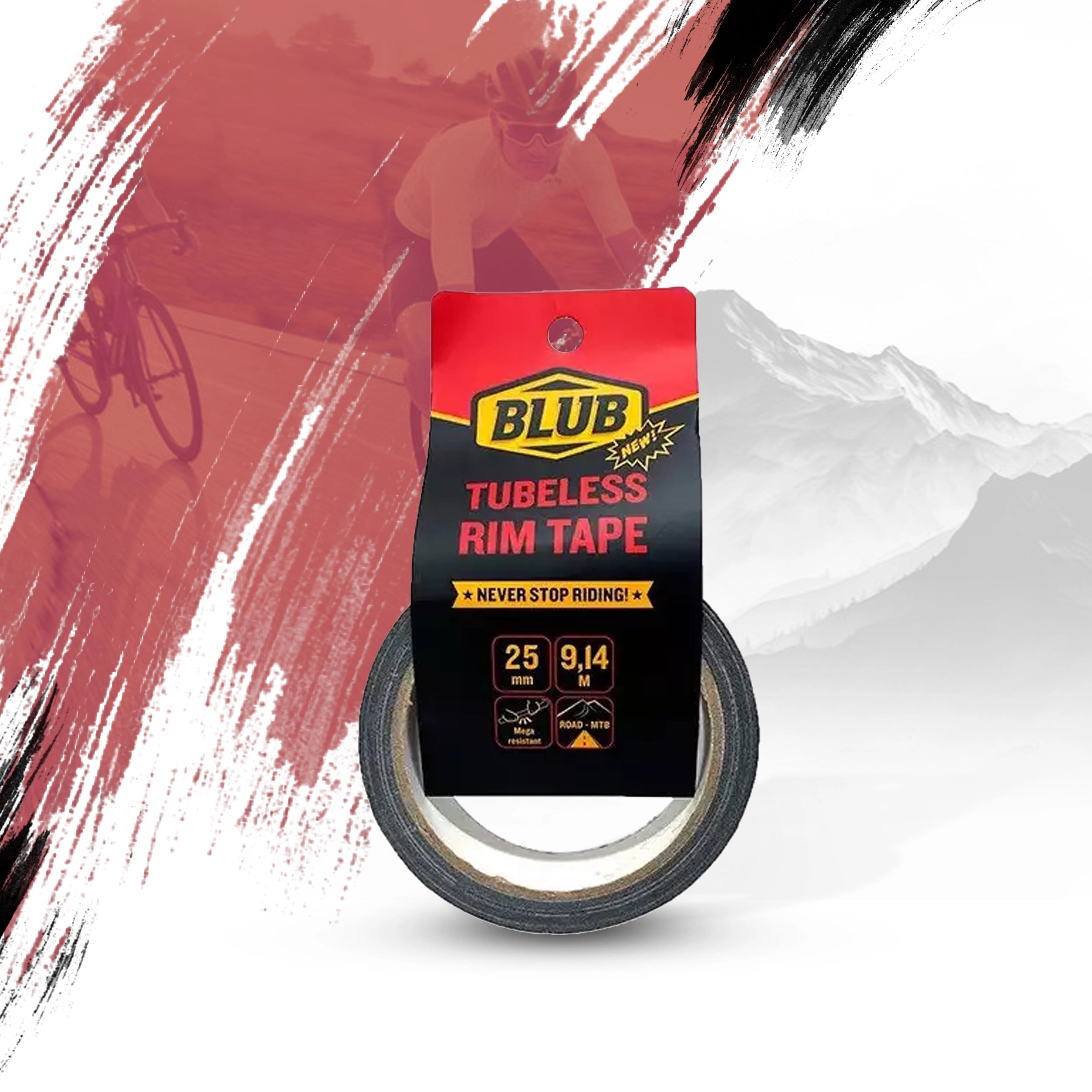 Tubeless Rim New Tape 25mm x 9,14 M