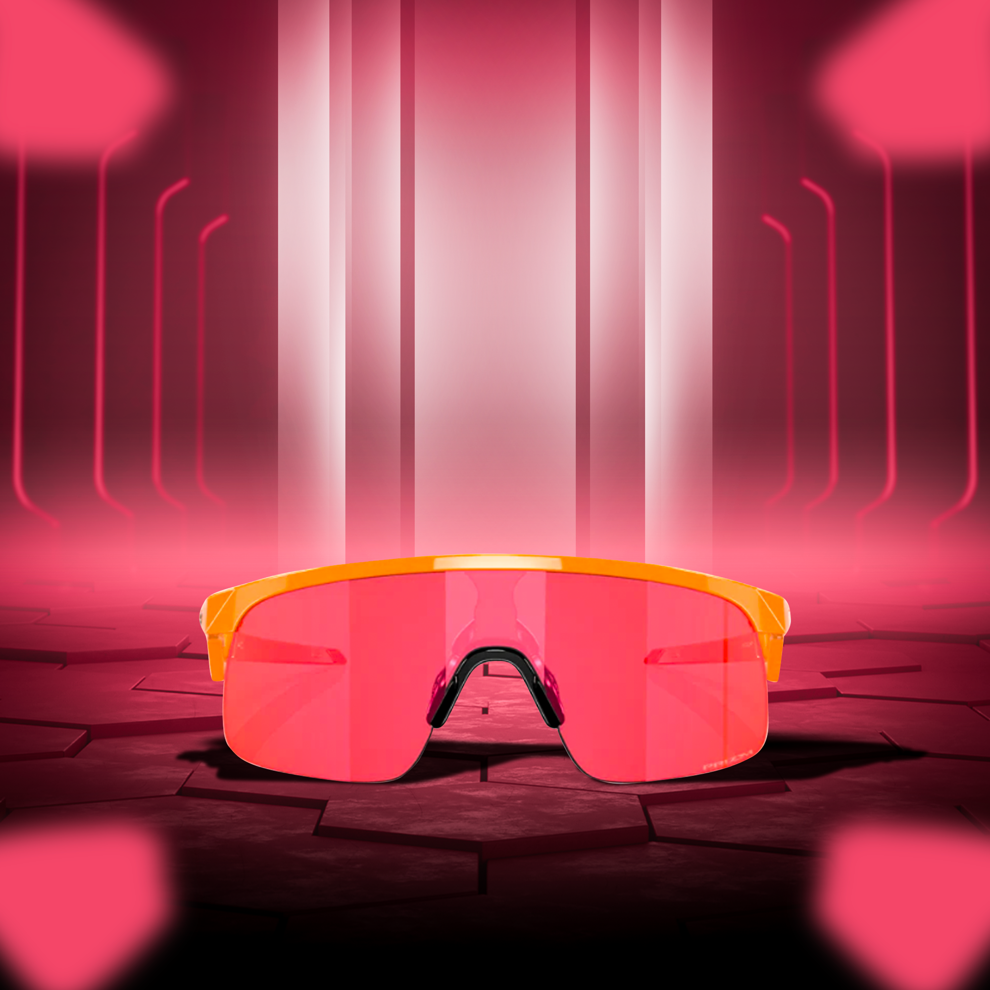 Oakley Resistor Atomic Orange Prizm Trail Torch Sunglass - InstaSport