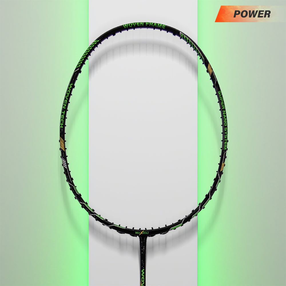 Maxbolt Woven Tech 60 Badminton Racket Green - InstaSport