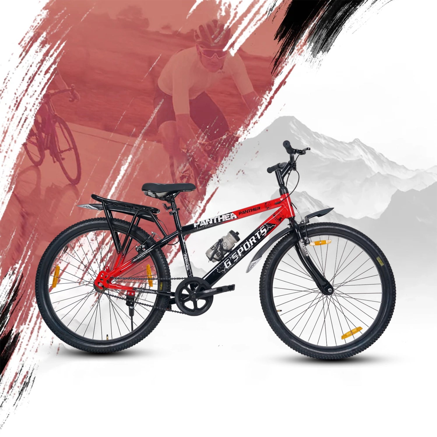 G-Sports Panther 26 IBC D Bicycle - Red/Black