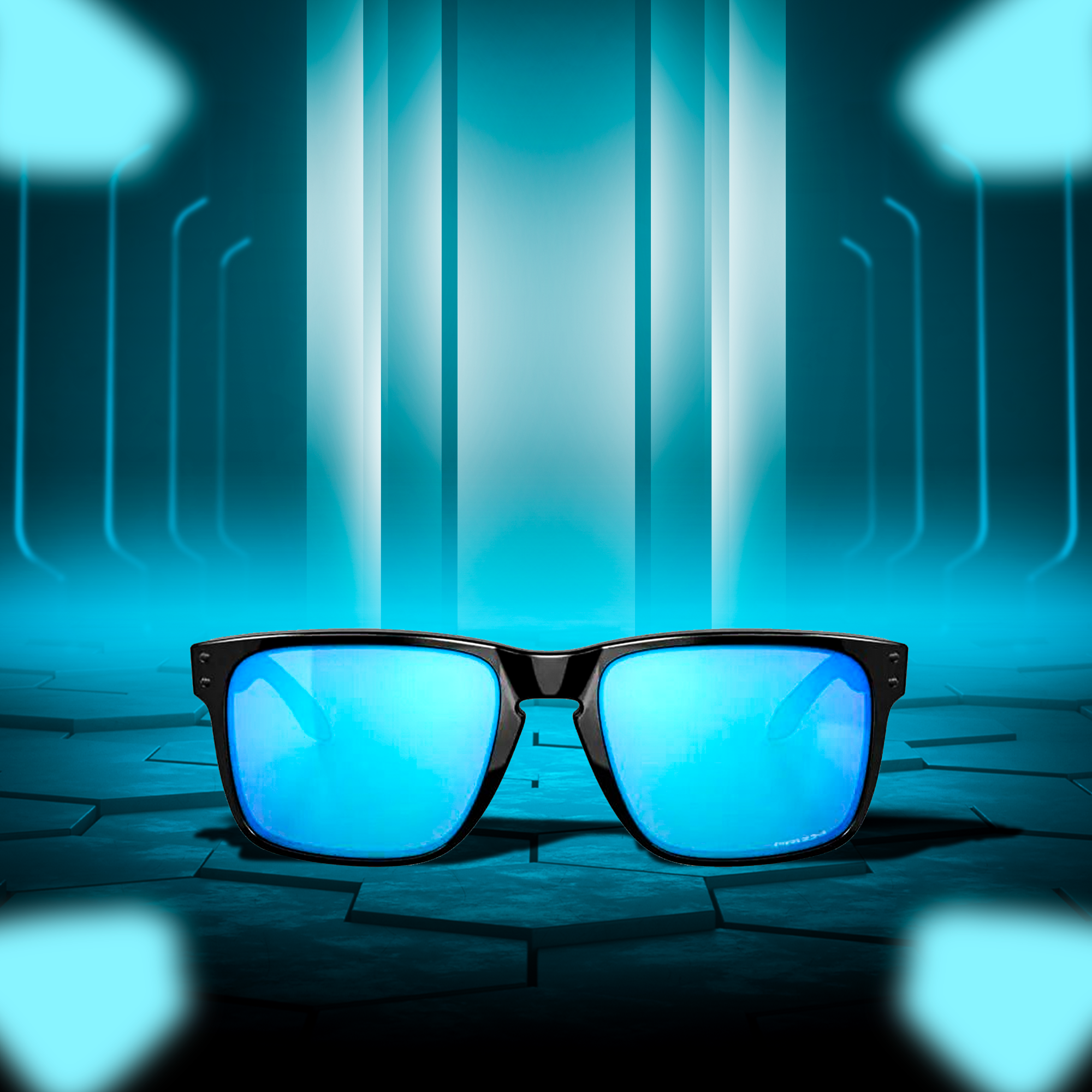 Oakley Holbrook XL Polished Black Prizm Sapphire Sunglass - InstaSport