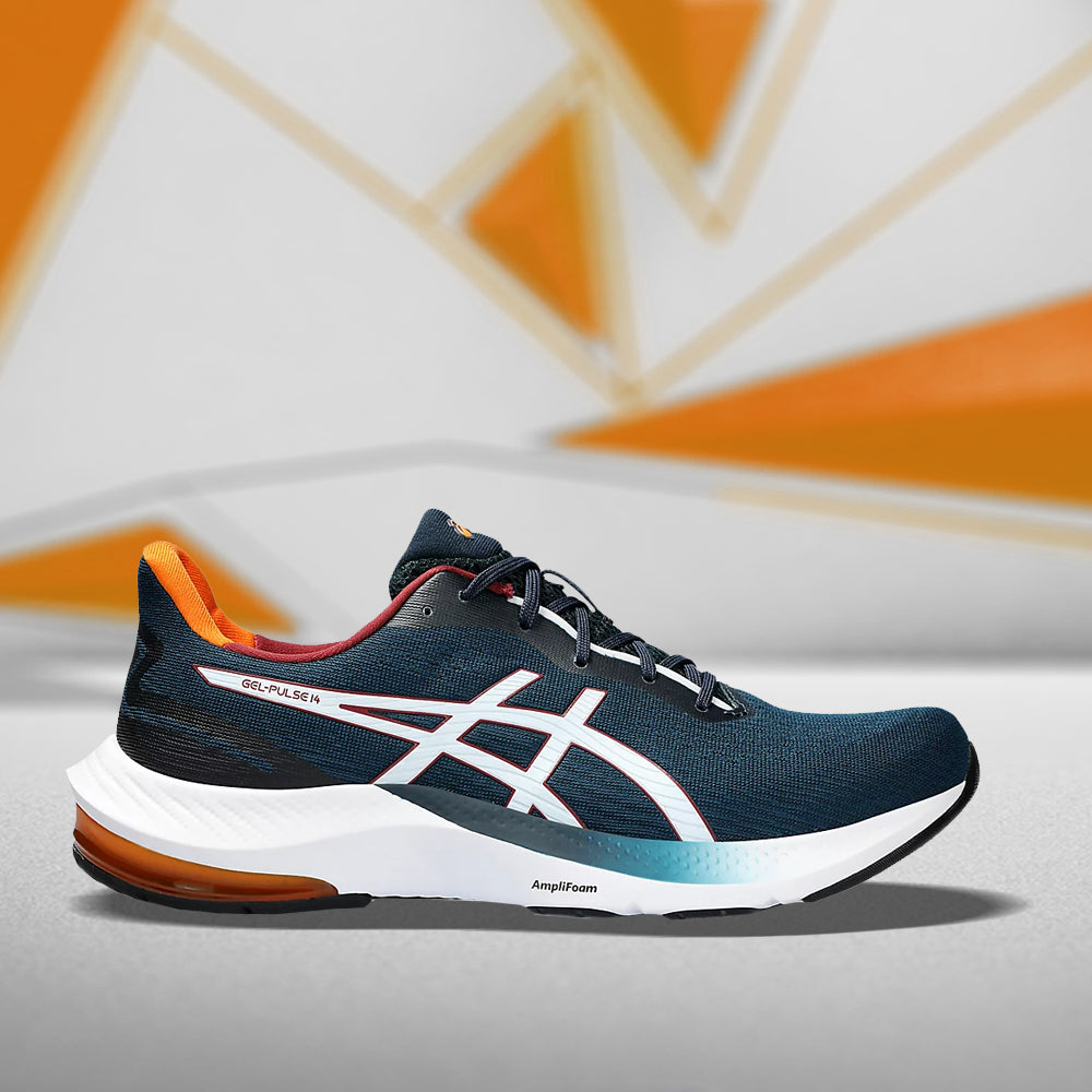 ASICS GEL-PULSE 14 (M) - MAKO BLUE/WHITE RUNNING SHOES - InstaSport