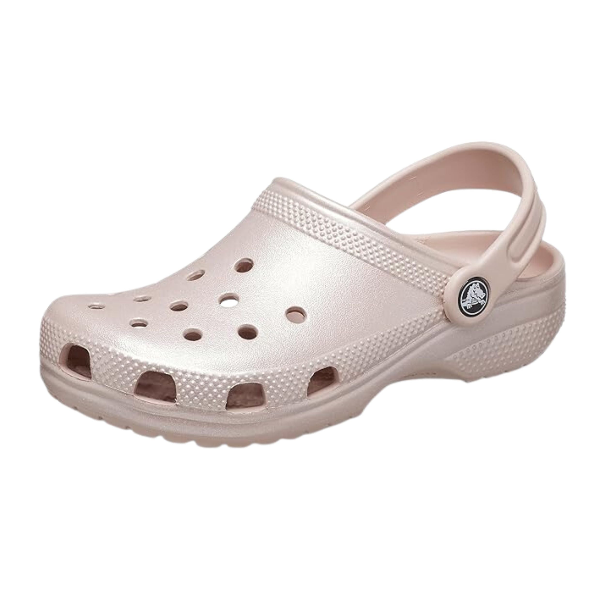 Crocs Womens Classic Shimmer Clog Pink Clay Classic Pink Clay Clog Men Adult (Pink Clay