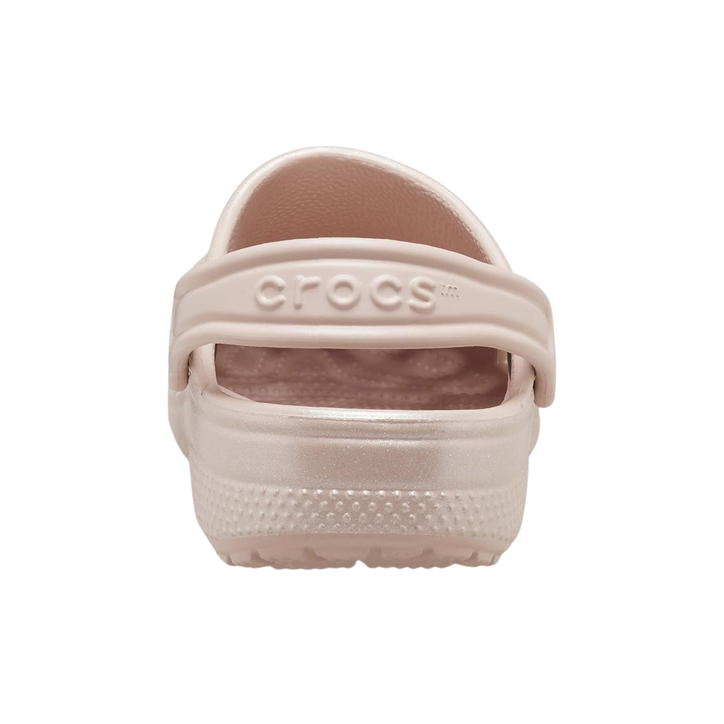 Crocs Womens Classic Shimmer Clog Pink Clay Classic Pink Clay Clog Men Adult (Pink Clay