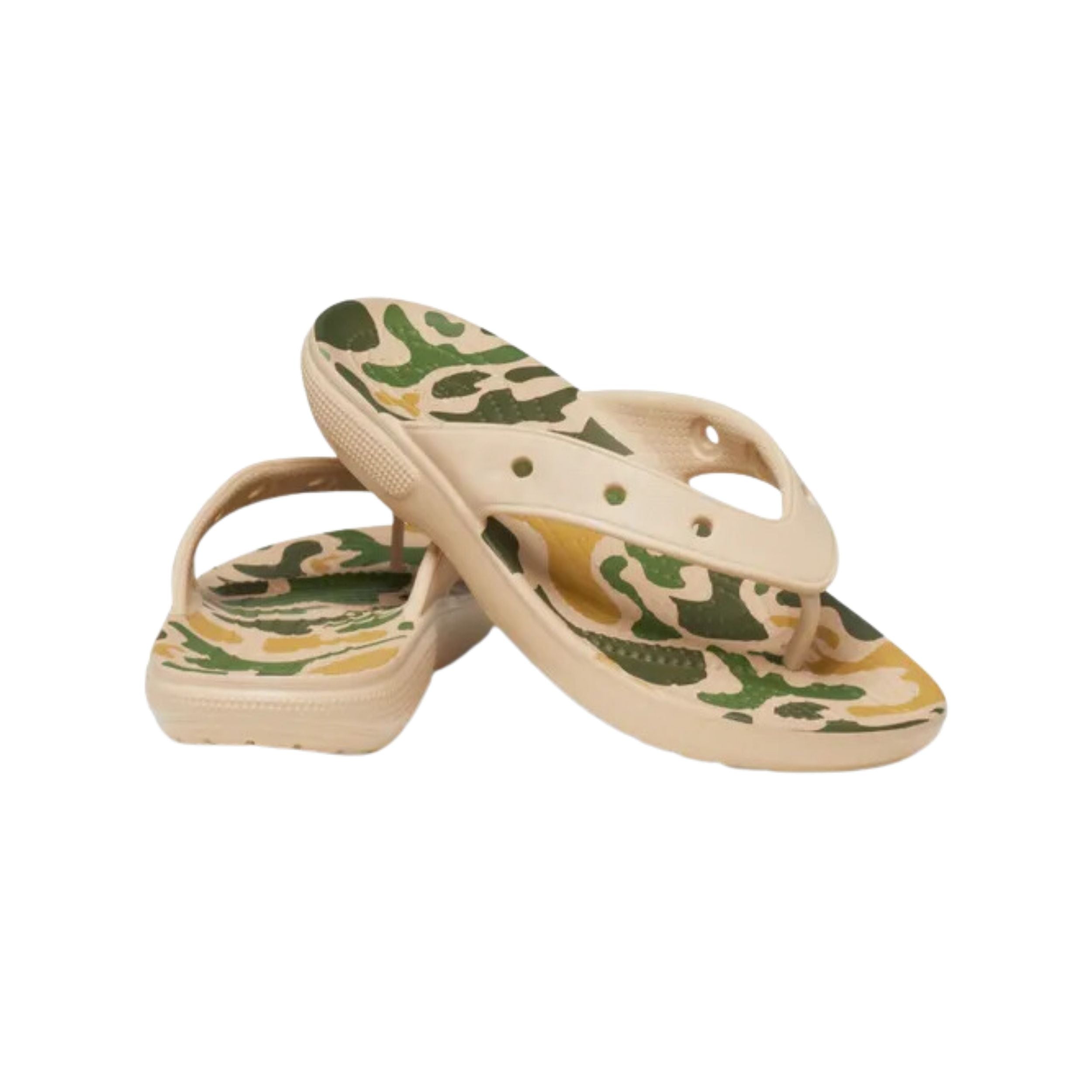 Crocs Unisex-Adult Classic Camo Flip