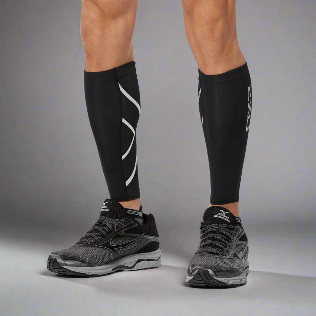 2XU Compression Calf guards - Black/Black