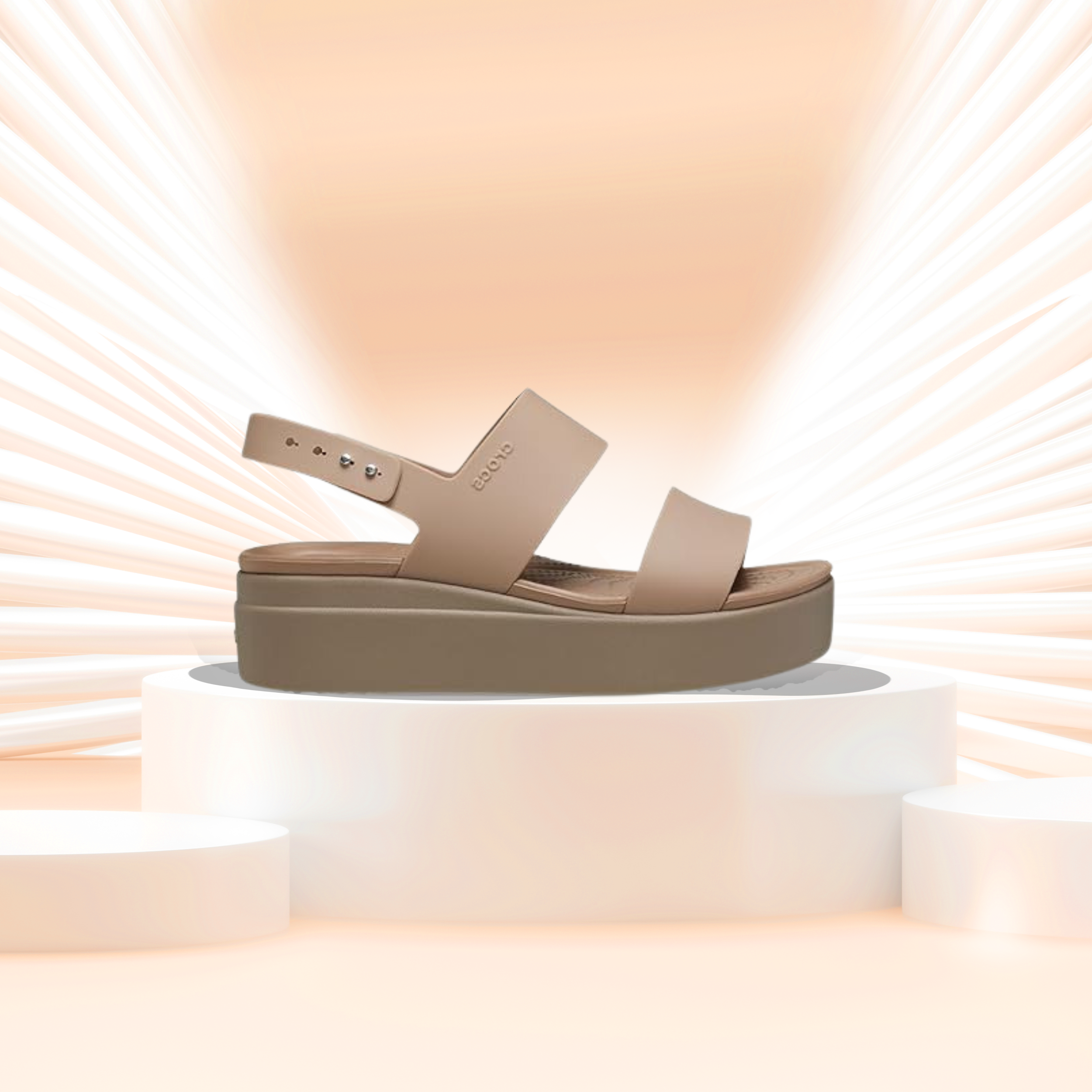 Crocs Women BrooklynLowWdgW Croslite Sandal