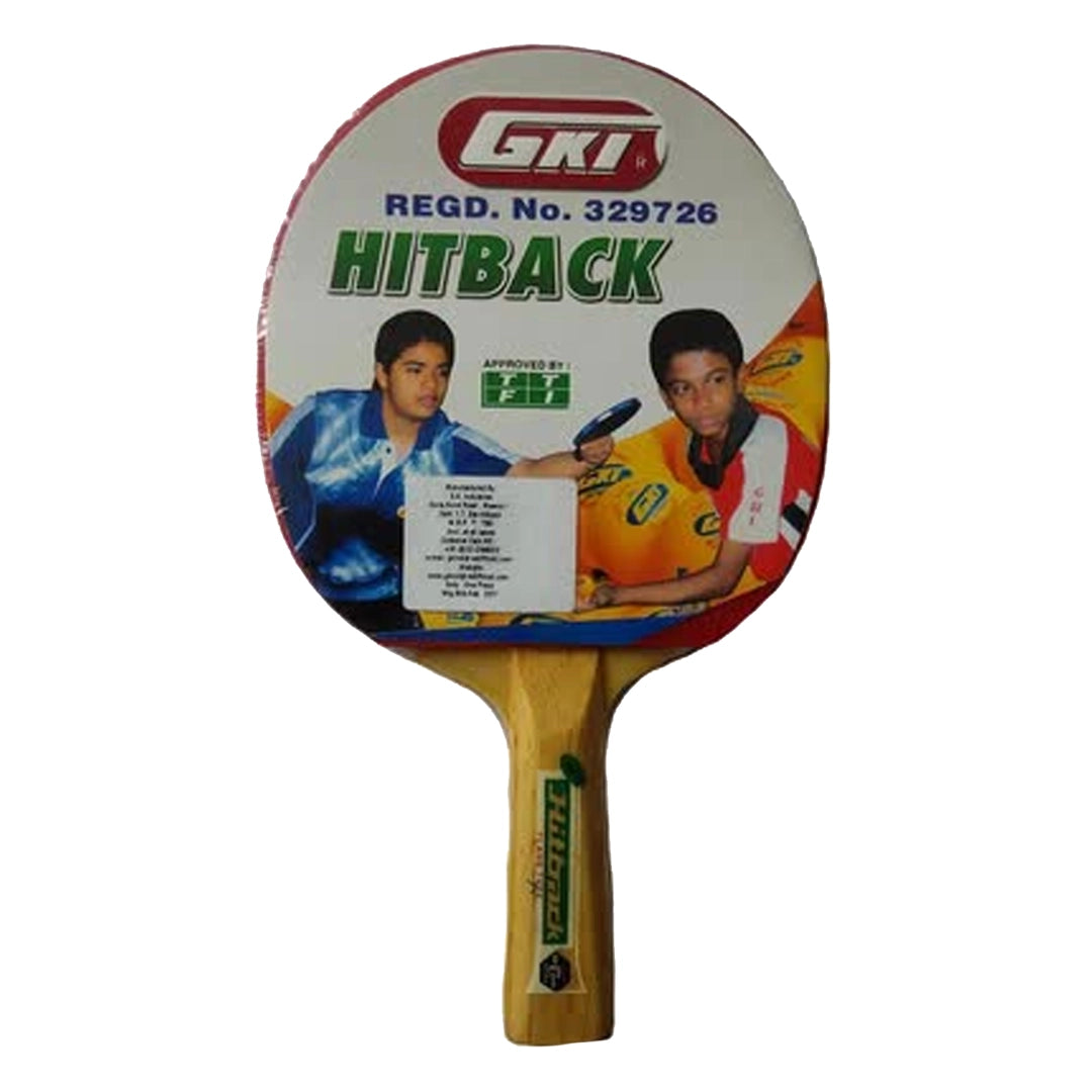 GKI Hitback Table Tennis Bat with Cover
