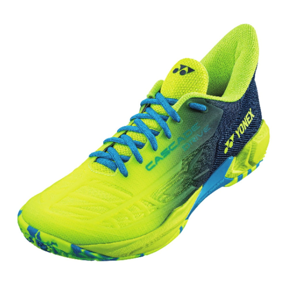 YONEX Power Cushion Cascade Drive 2 Badminton Shoes - Blue/ Yellow - InstaSport