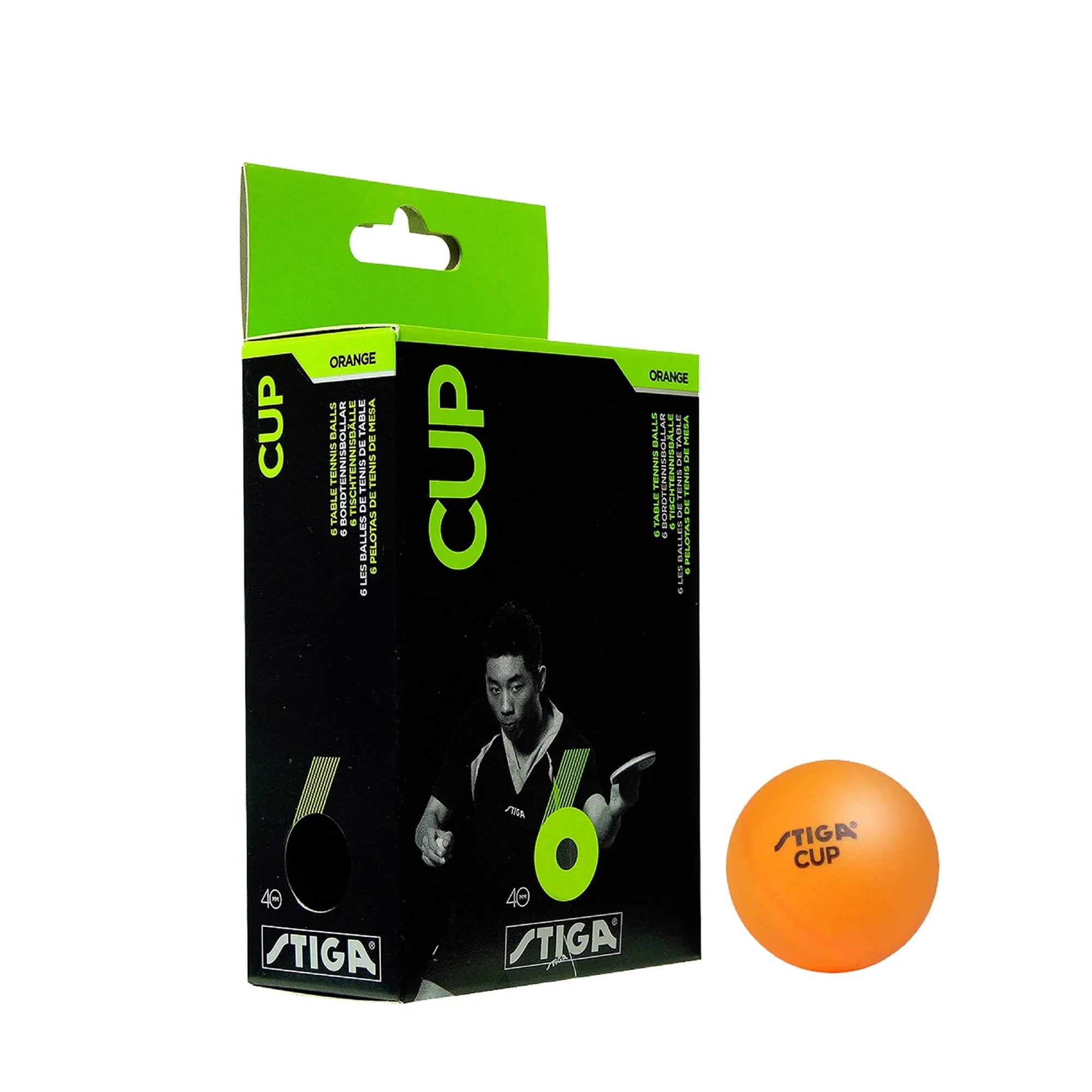 Stiga Cup Table Tennis Ball (Pack of 6)