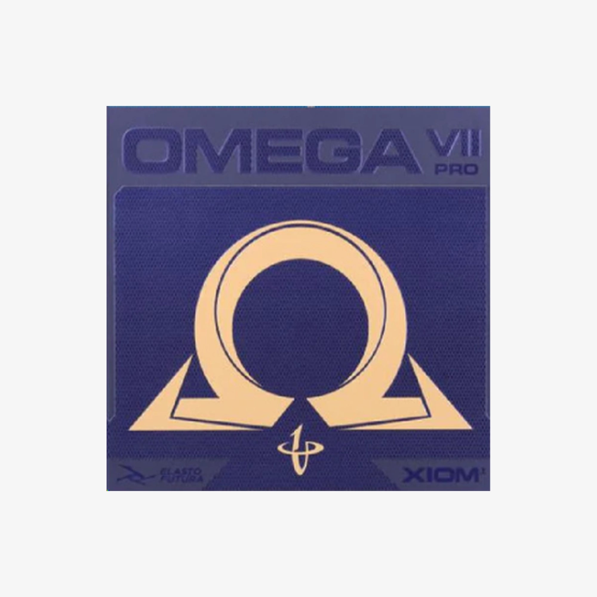 Xiom Omega 7 Pro Table Tennis Racquet Rubber - Red