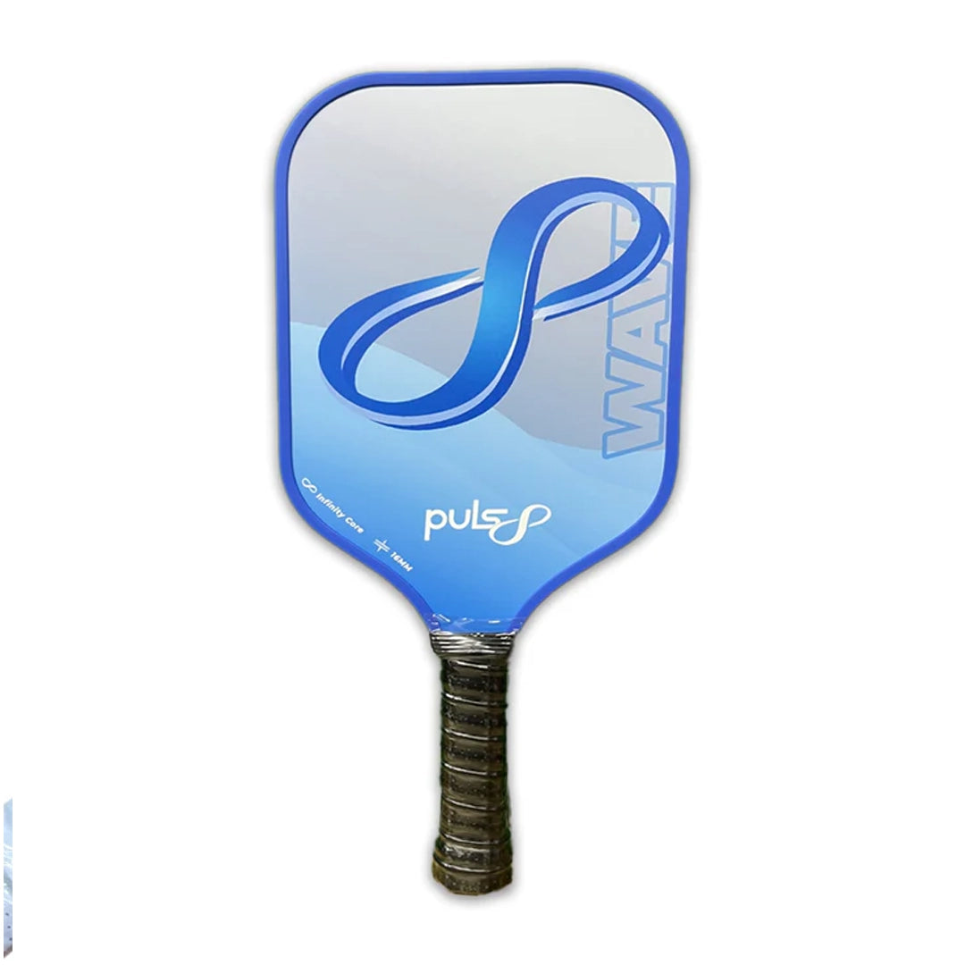 Puls8 Wave V2 Cold Pressed Pickleball Paddle 16mm (2 Paddles + 2 Cover Bag + 4 Balls)