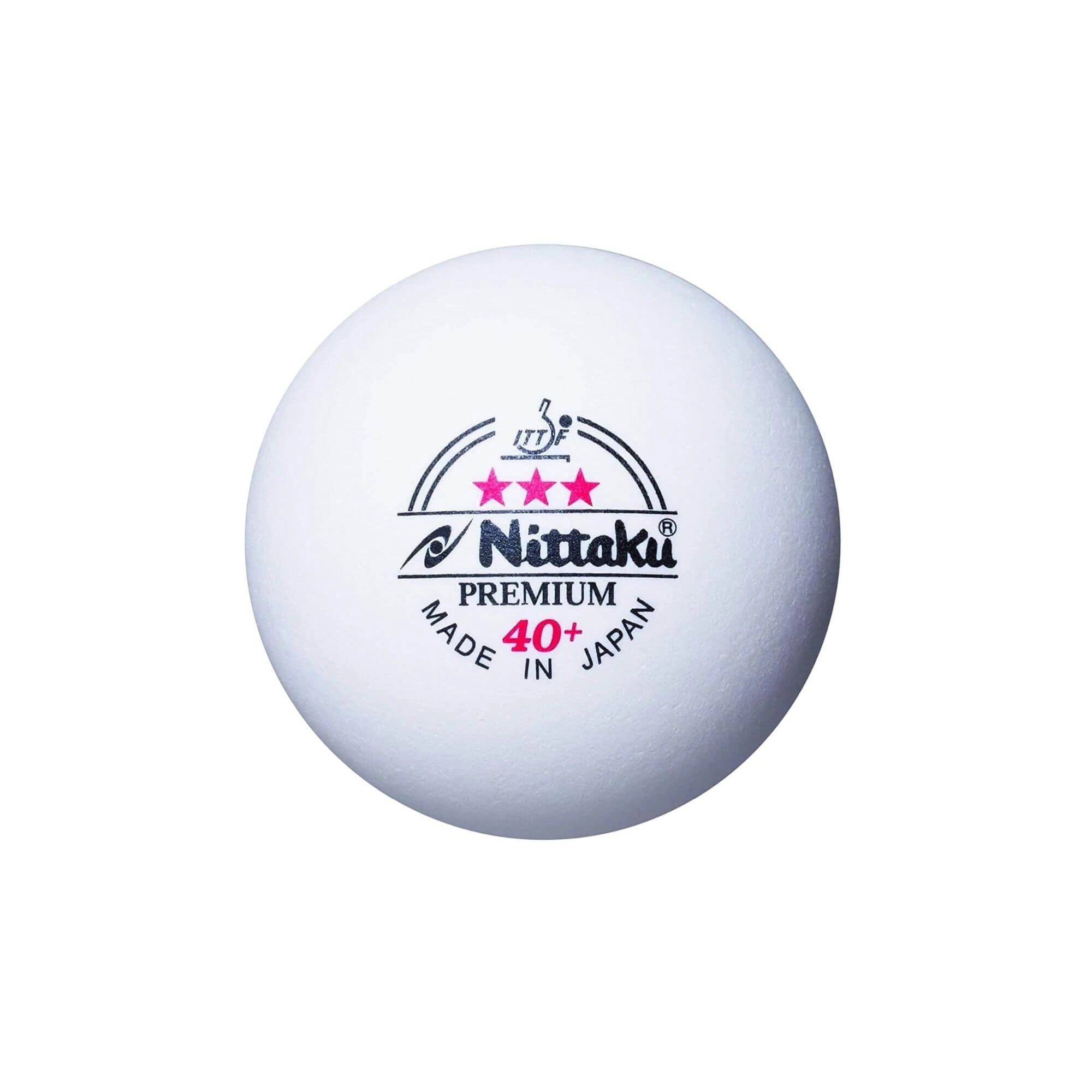 Nittaku 40+ Plastic Premium Table Tennis Ball
