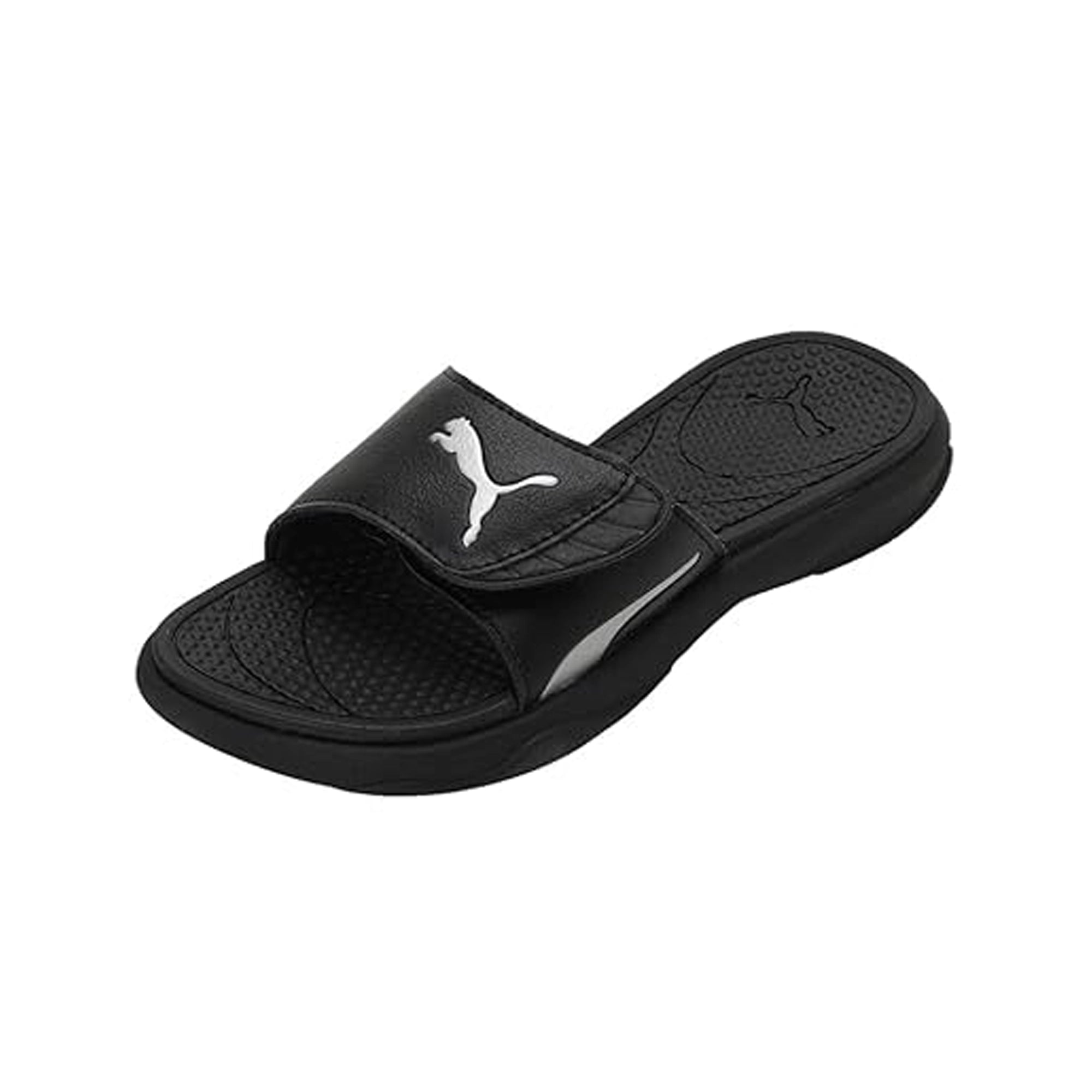 Puma Royalcat Comfort Softride Women's Slides (Black - Silver) 39671101