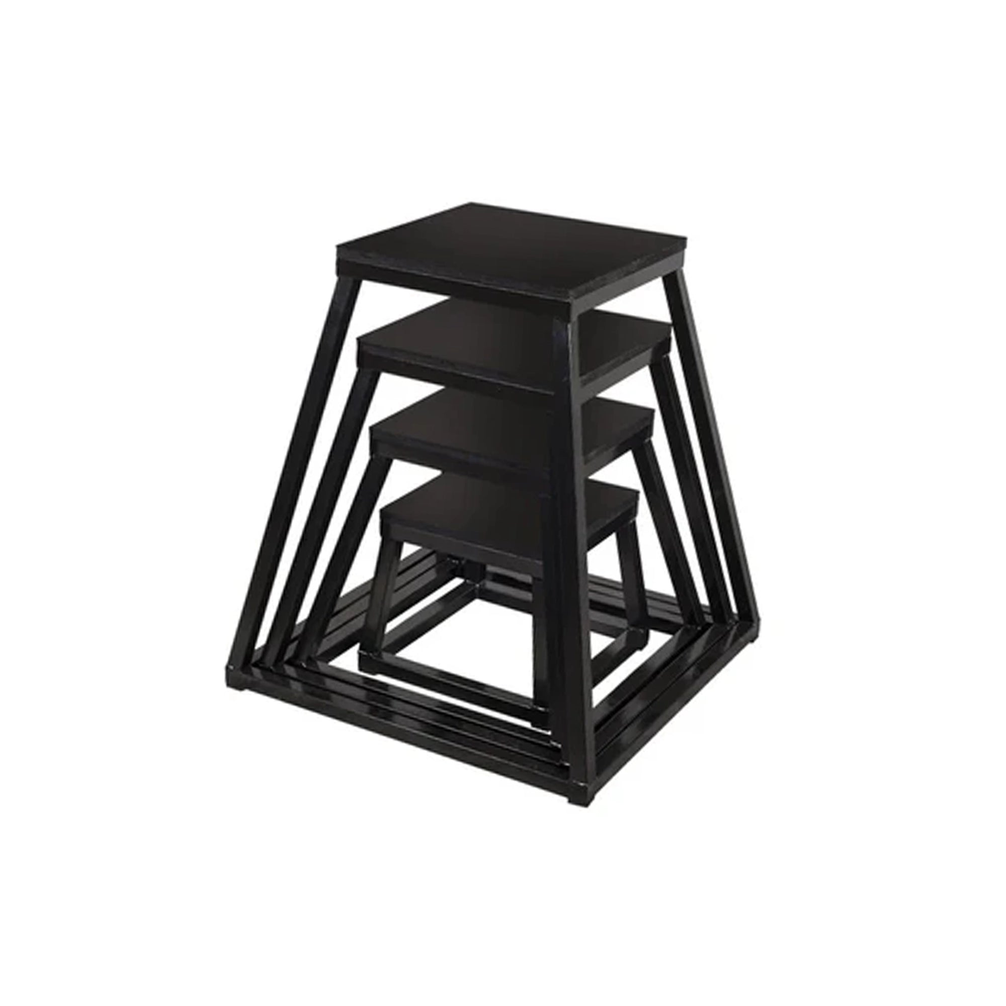 Xpeed Metal Plyo Box (Black)