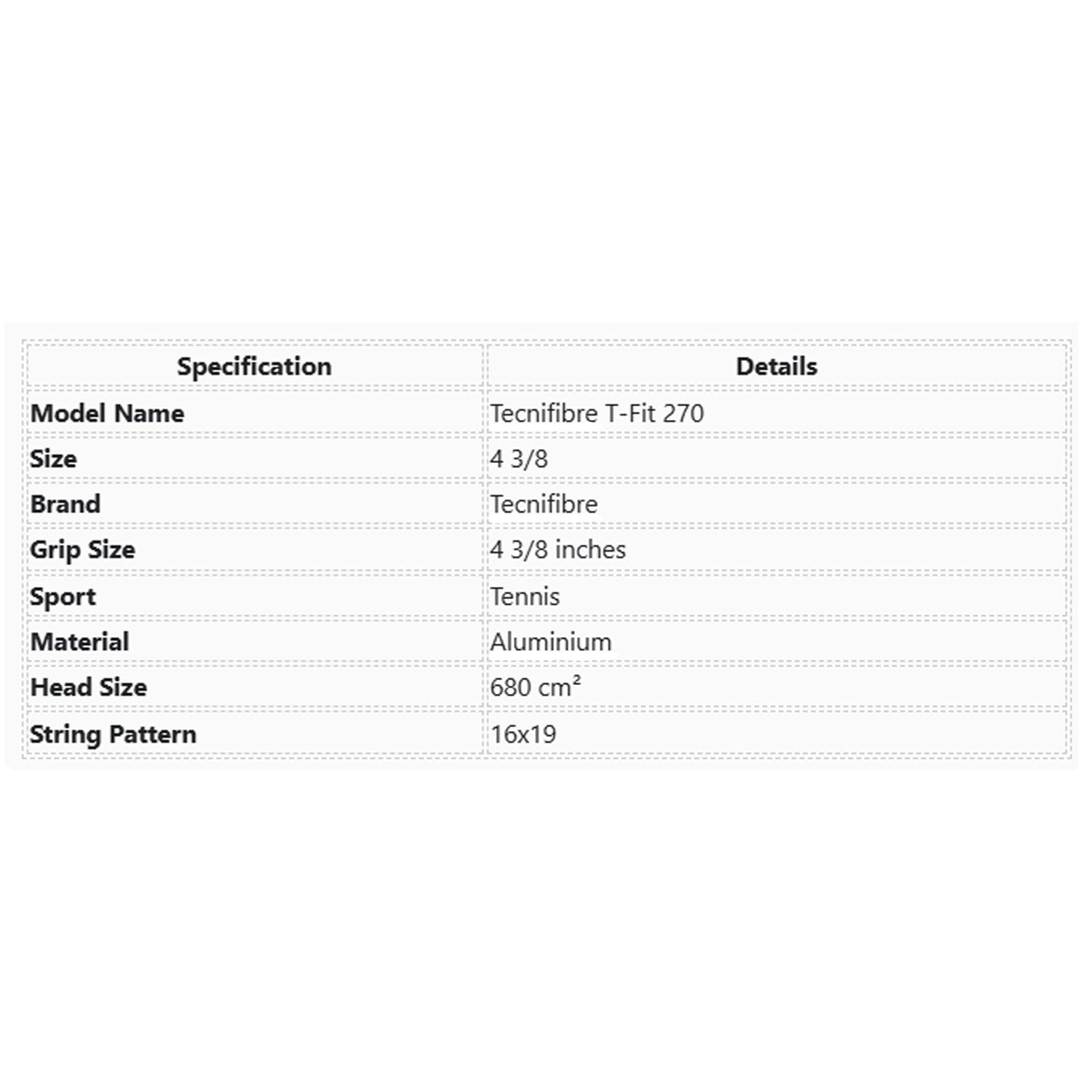 Tecnifibre T fit 270 Tennis Racquet