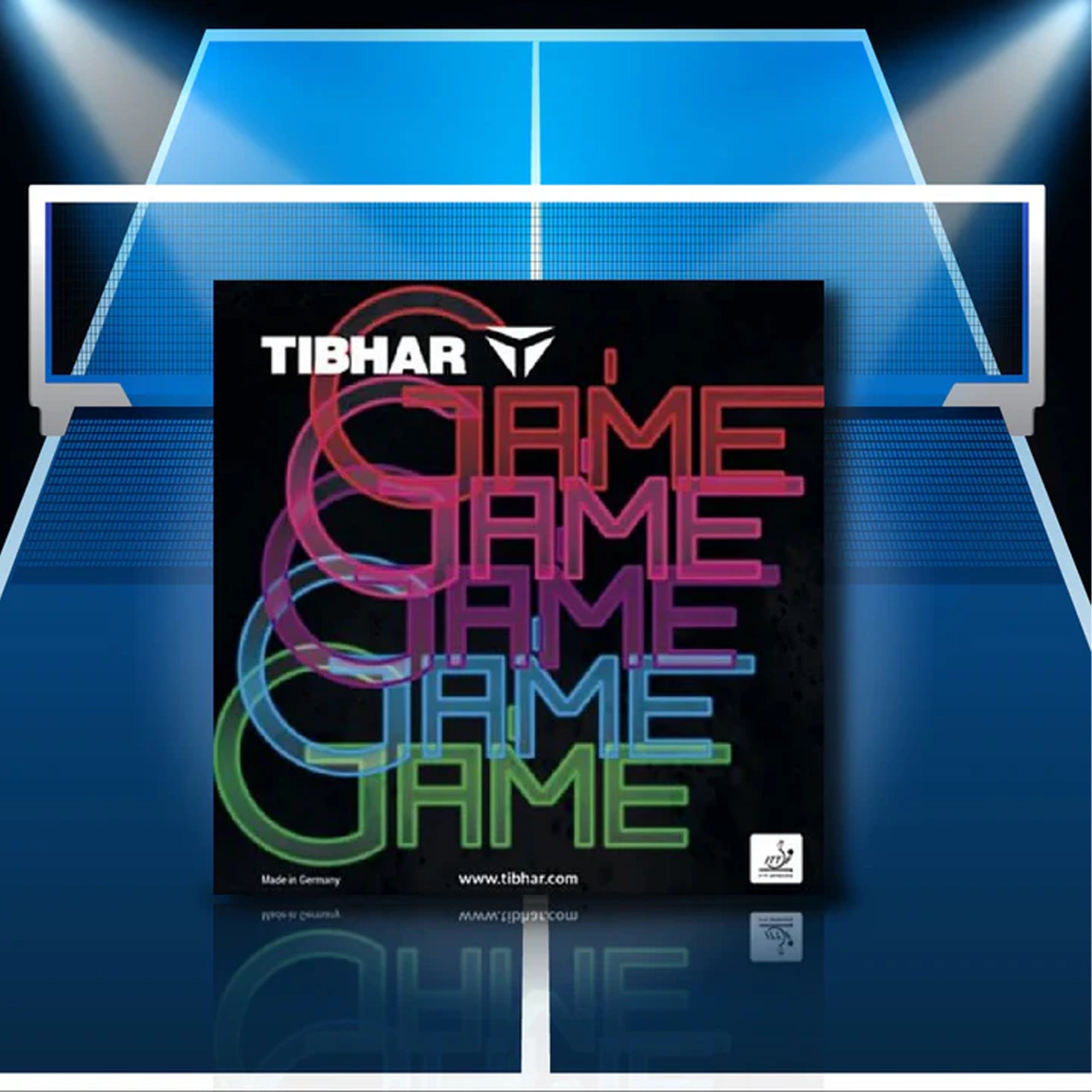 Tibhar Game 2.0 Table Tennis Racquet Rubber - Pink
