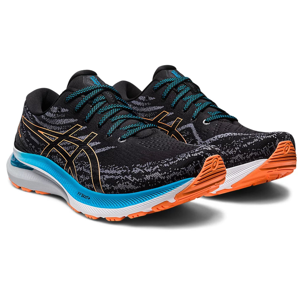 ASICS GEL-KAYANO 29 (M) - BLACK/SUN PEACH RUNNING SHOES - InstaSport