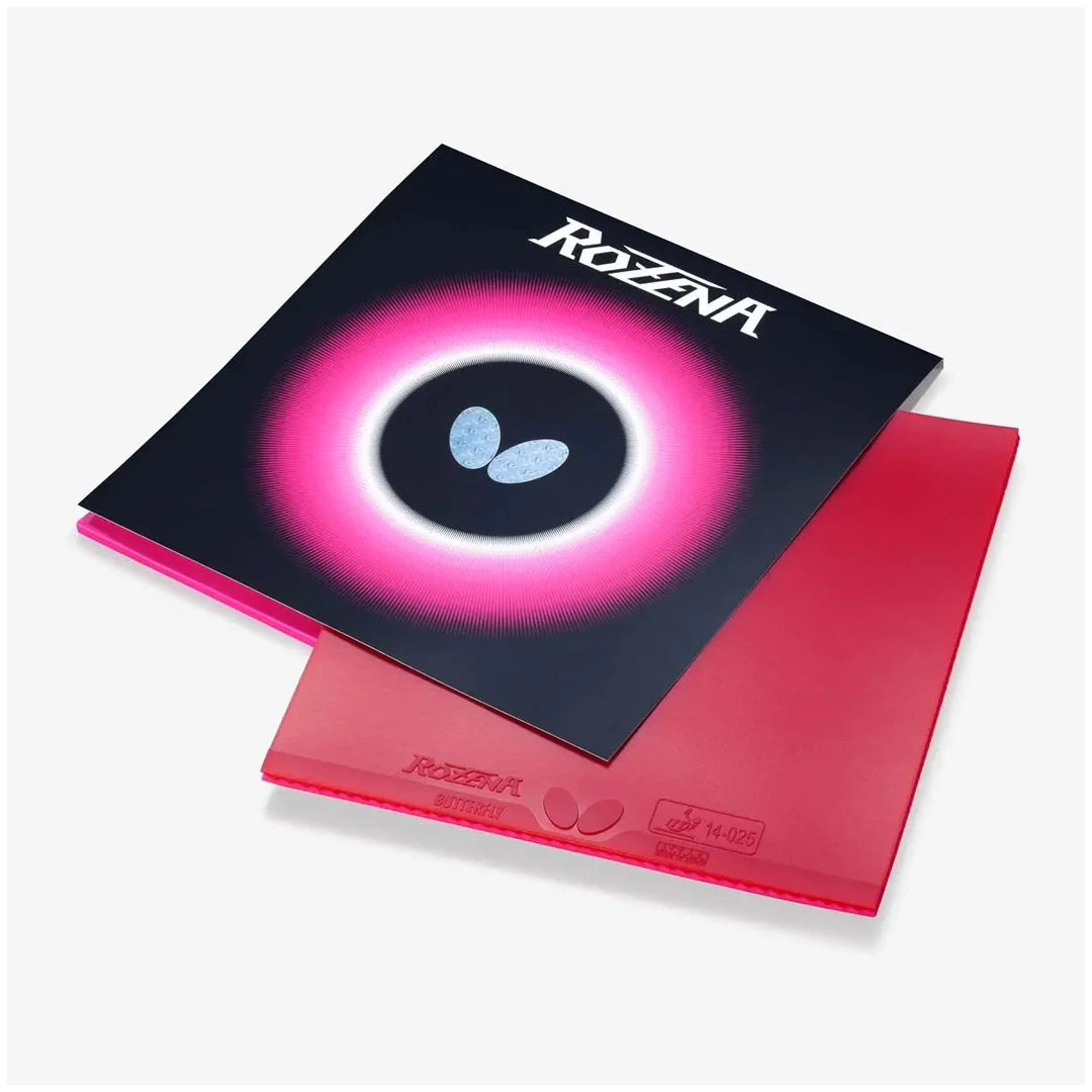 Butterfly Rozena Table Tennis Racquet Rubber - Red