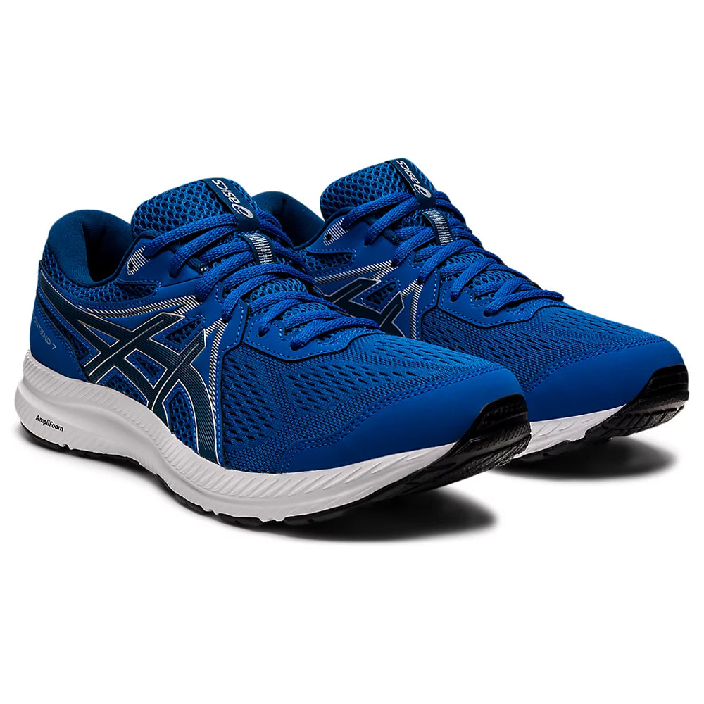ASICS GEL-CONTEND 7 (M) - LAKE DRIVE/MAKO BLUE RUNNING SHOES - InstaSport
