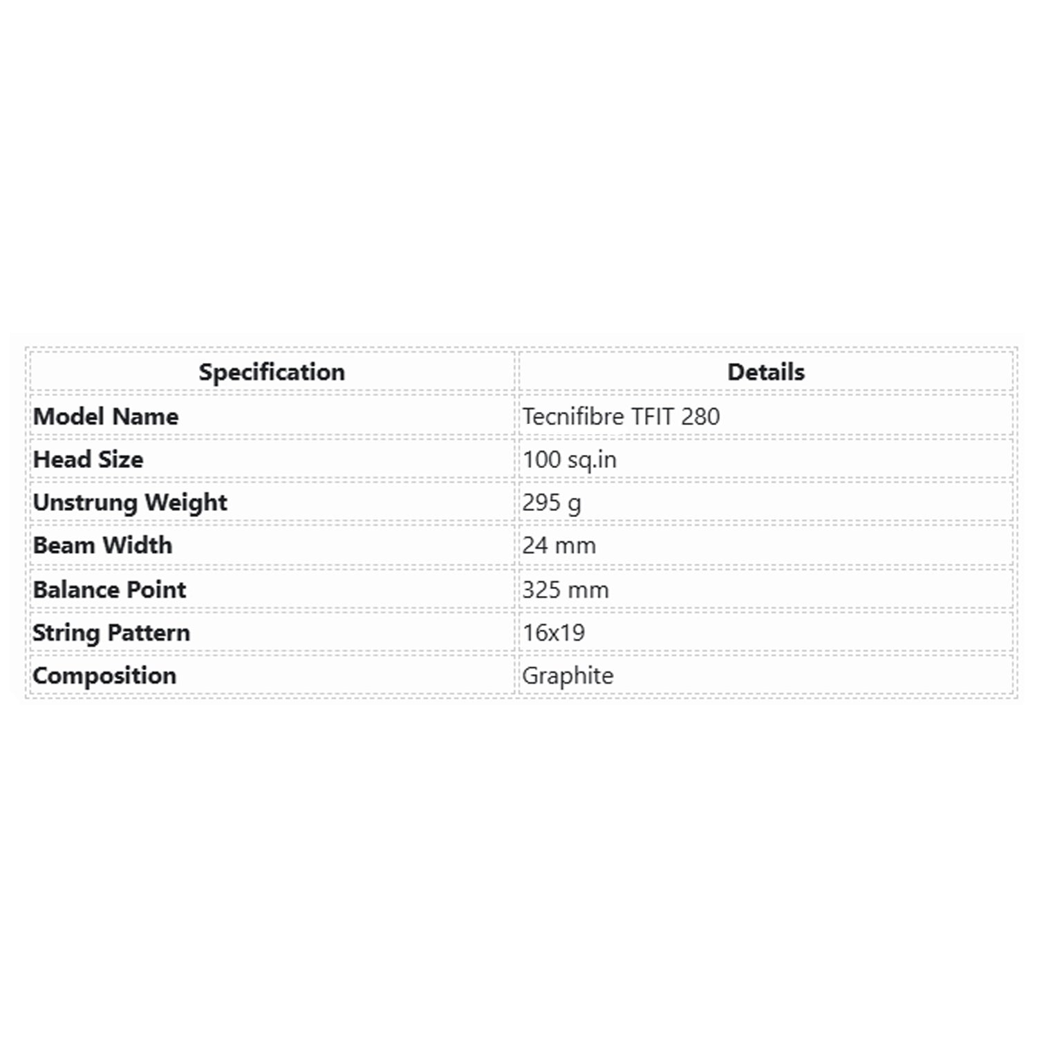 Tecnifibre TFIT 280 Tennis Racquet