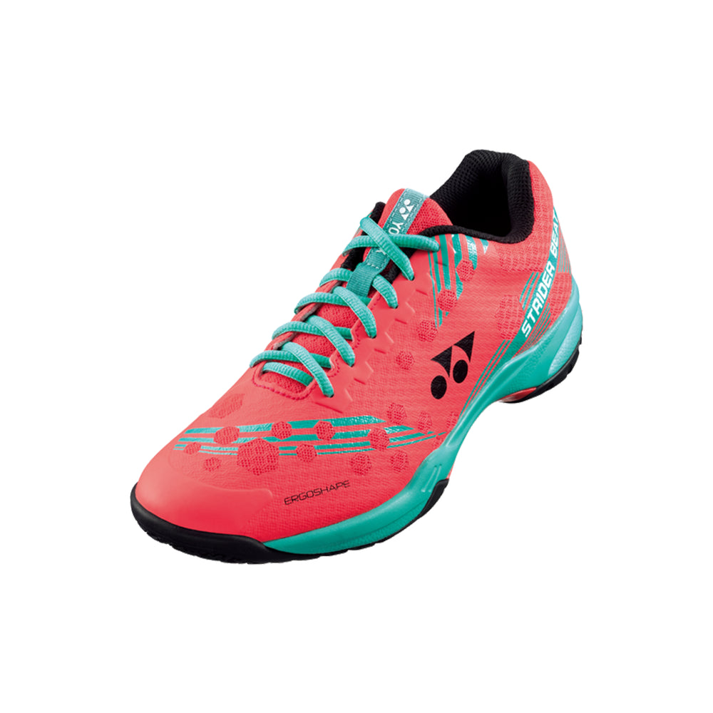 YONEX Power Cushion Strider Beat Badminton Shoes - Red - InstaSport