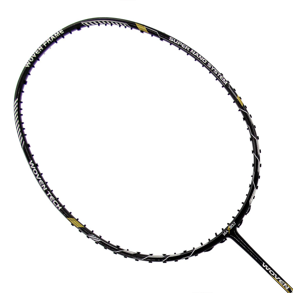 Maxbolt Woven Tech 60 Badminton Racket Black - InstaSport