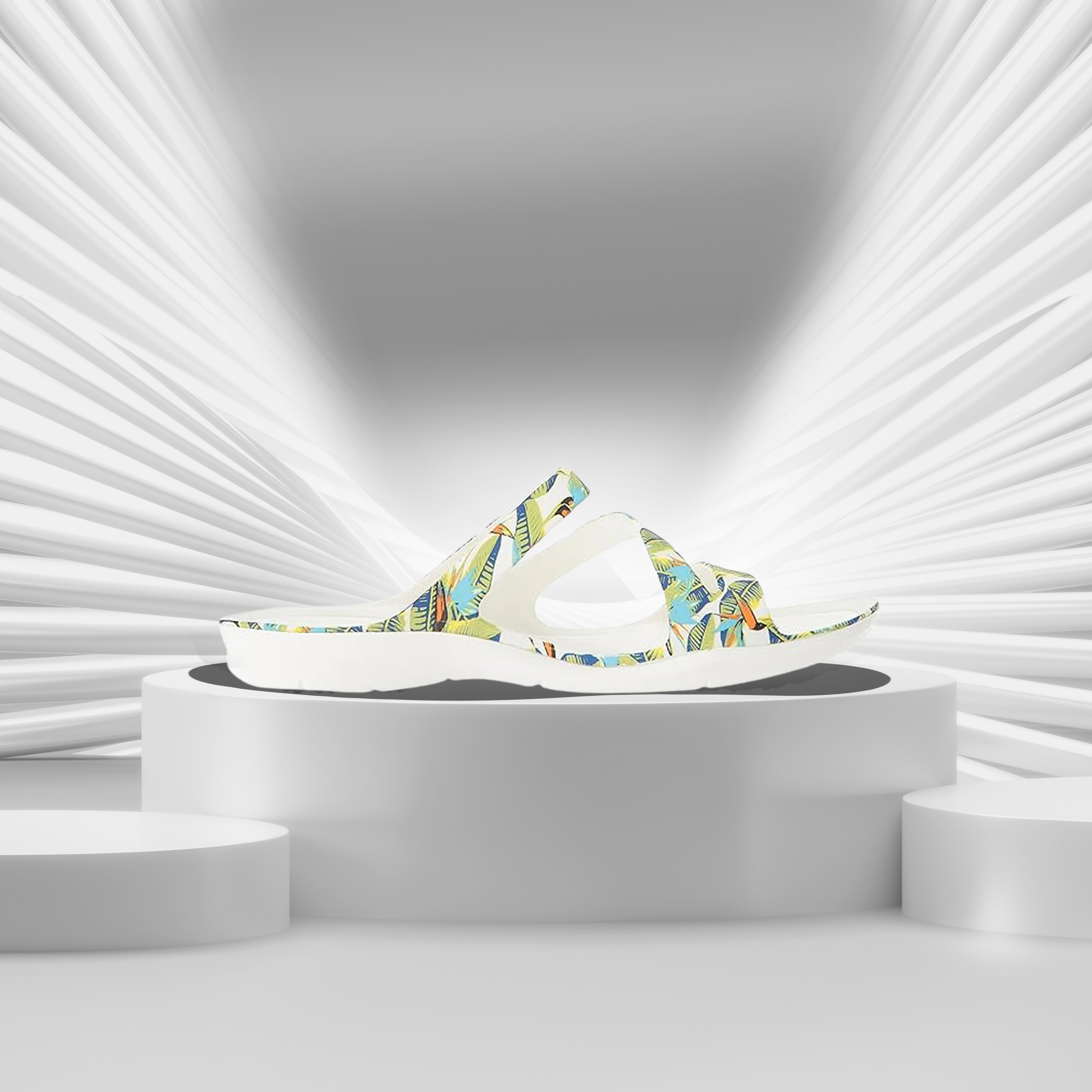 Crocs Women's Swiftwater Graphic Sandal W Fashion