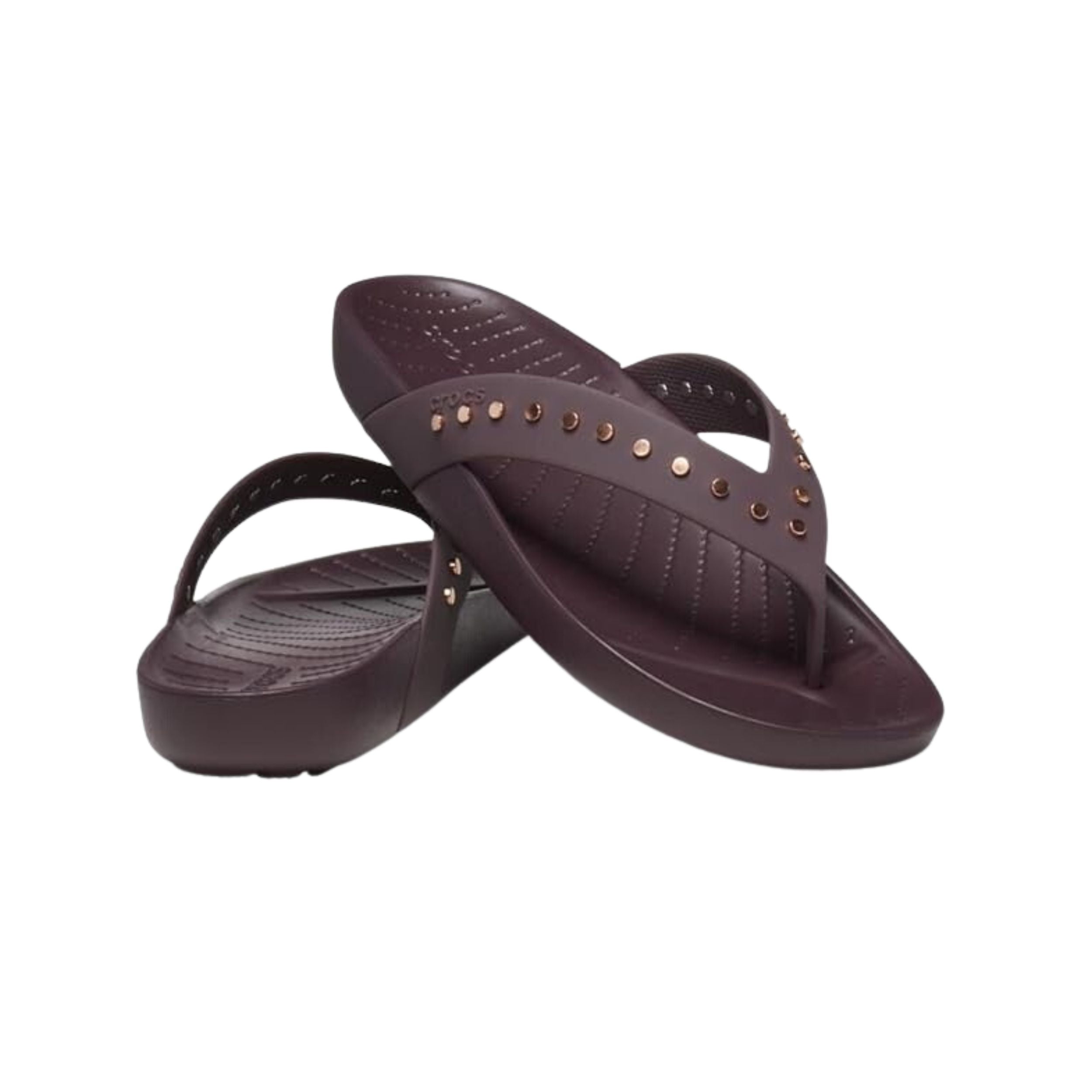 Crocs womens Crocs Splash Studded Flip Slipper