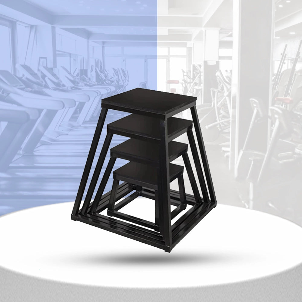 Xpeed Metal Plyo Box (Black)