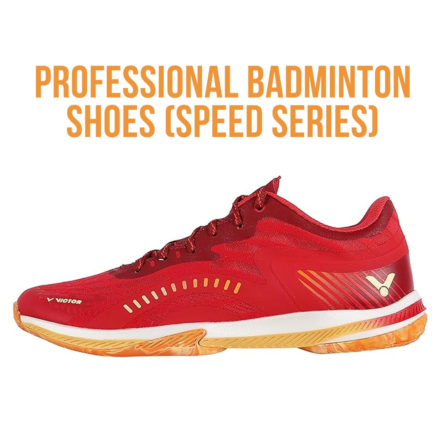 Victor S99 Elite - D Speed Professional V shape Badminton Shoes - Red