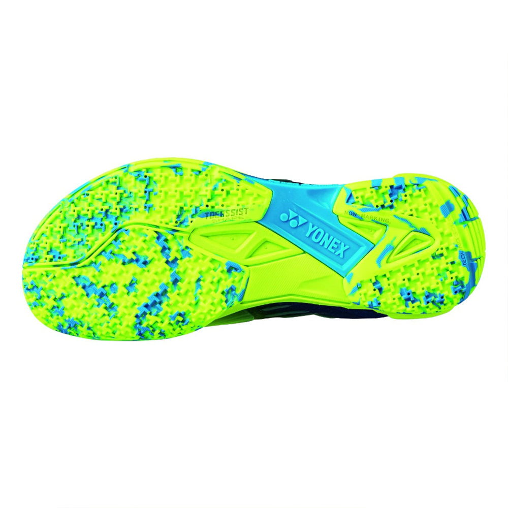 YONEX Power Cushion Cascade Drive 2 Badminton Shoes - Blue/ Yellow - InstaSport
