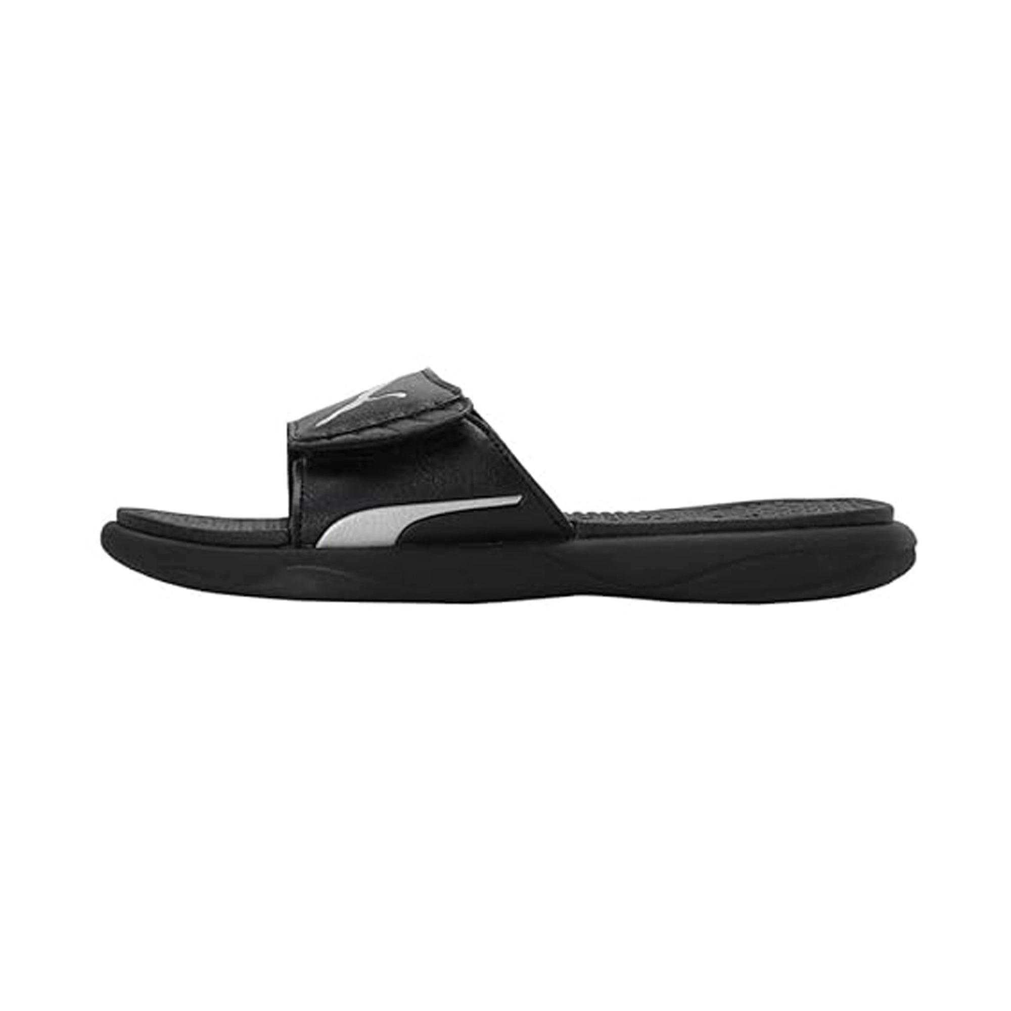 Puma Royalcat Comfort Softride Women's Slides (Black - Silver) 39671101