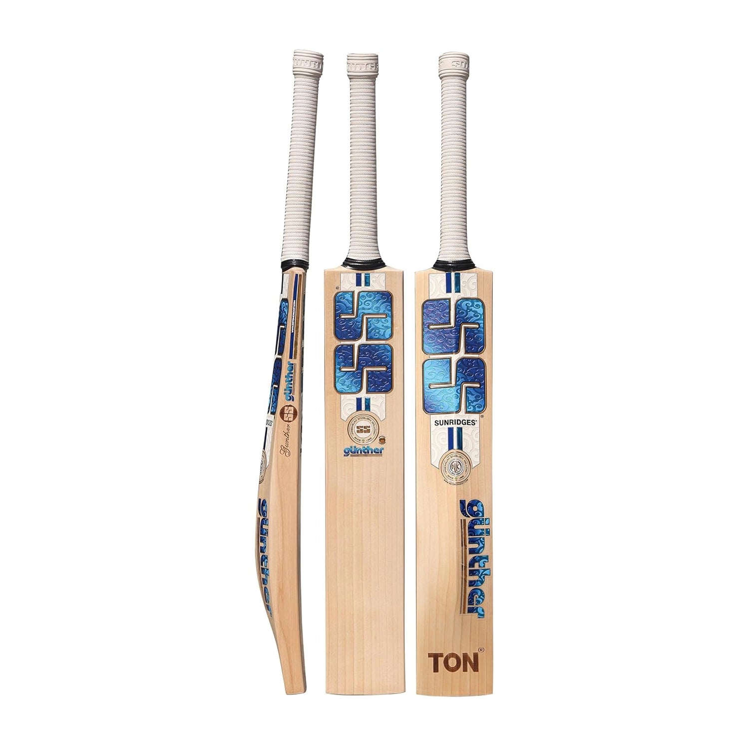 SS Gunther English Willow Cricket Bat (Set of 2) - SH