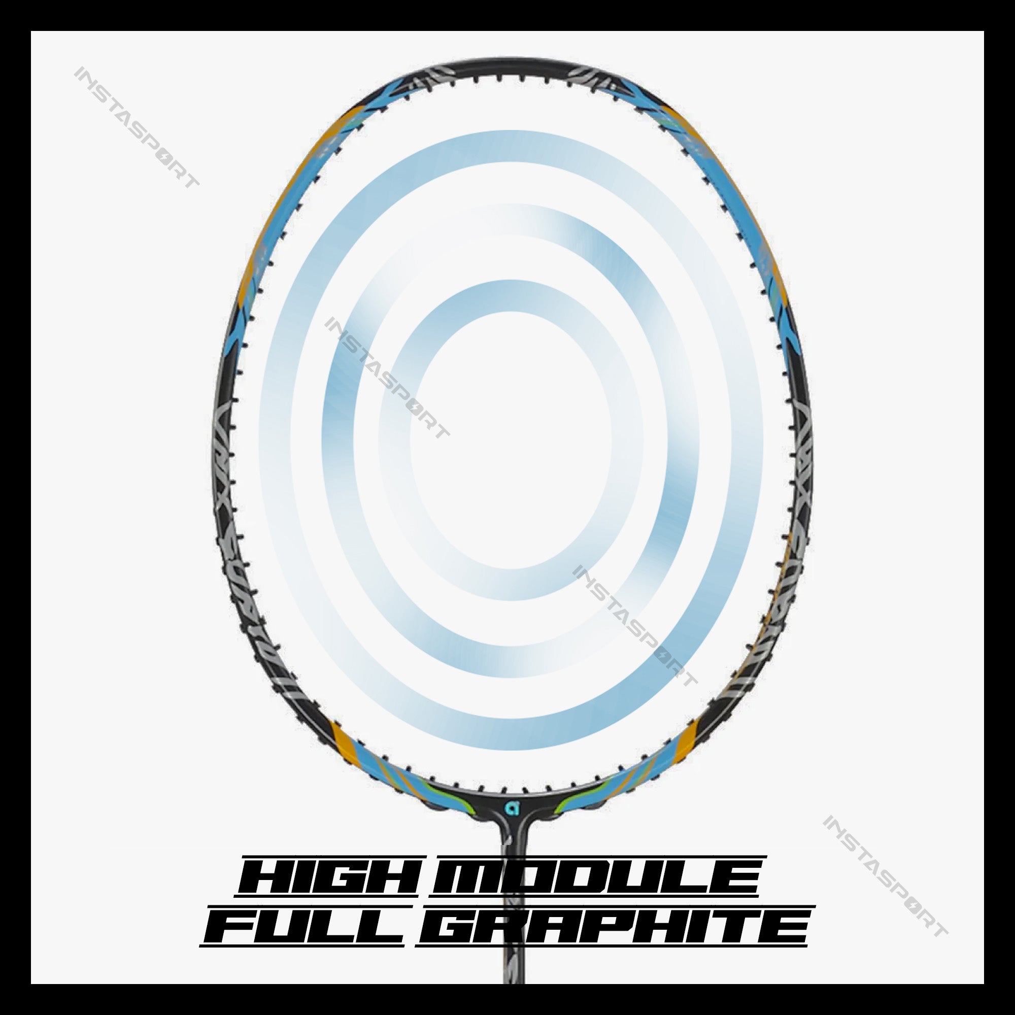 Apacs Vanguard 77 (Grey) Badminton Racket - InstaSport