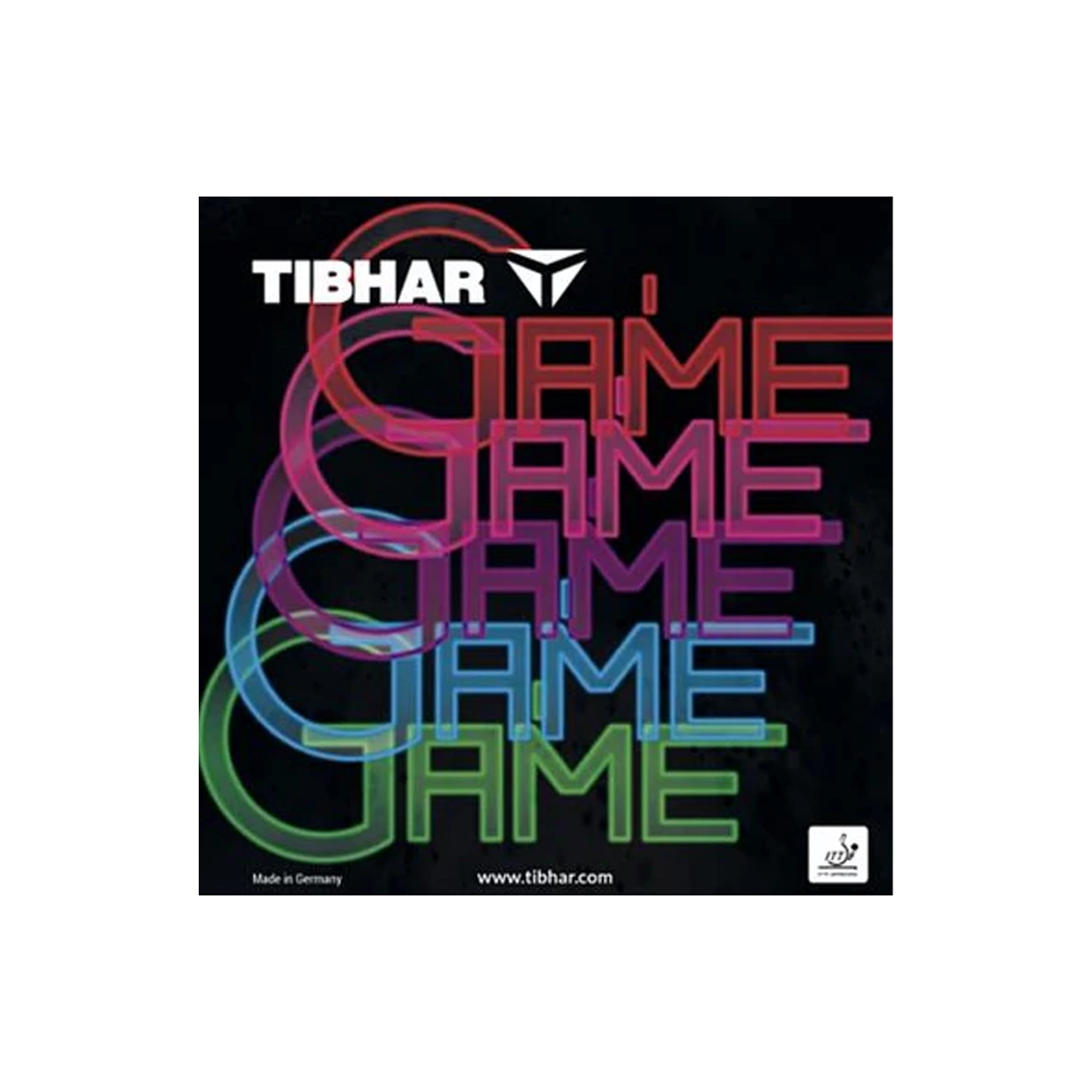 Tibhar Game 2.0 Table Tennis Racquet Rubber - Blue