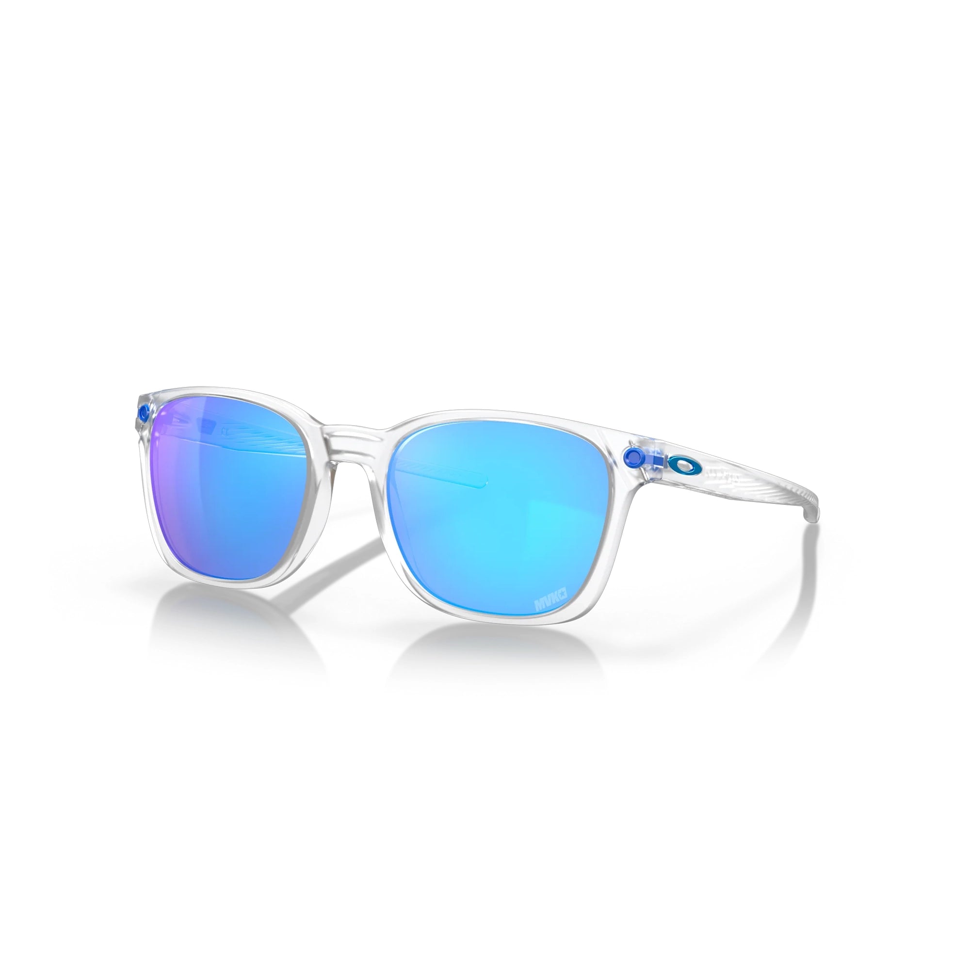 Oakley Ojector Matte Clear Prizm sapphire Sunglass - InstaSport