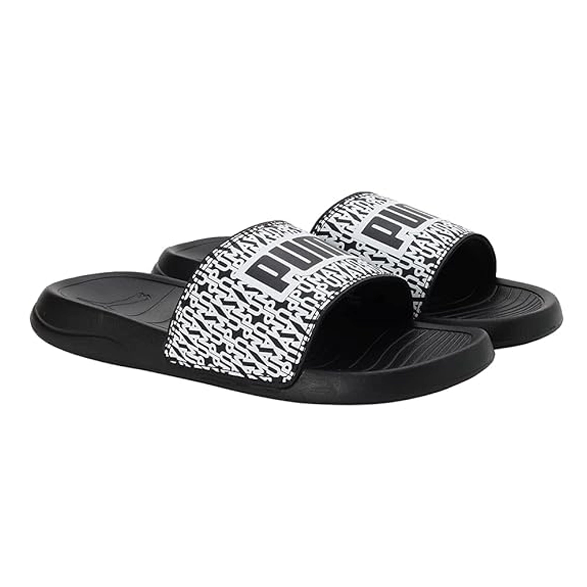 Puma Adult Popcat 20 Mono Res Slide (Black-White) 39126601