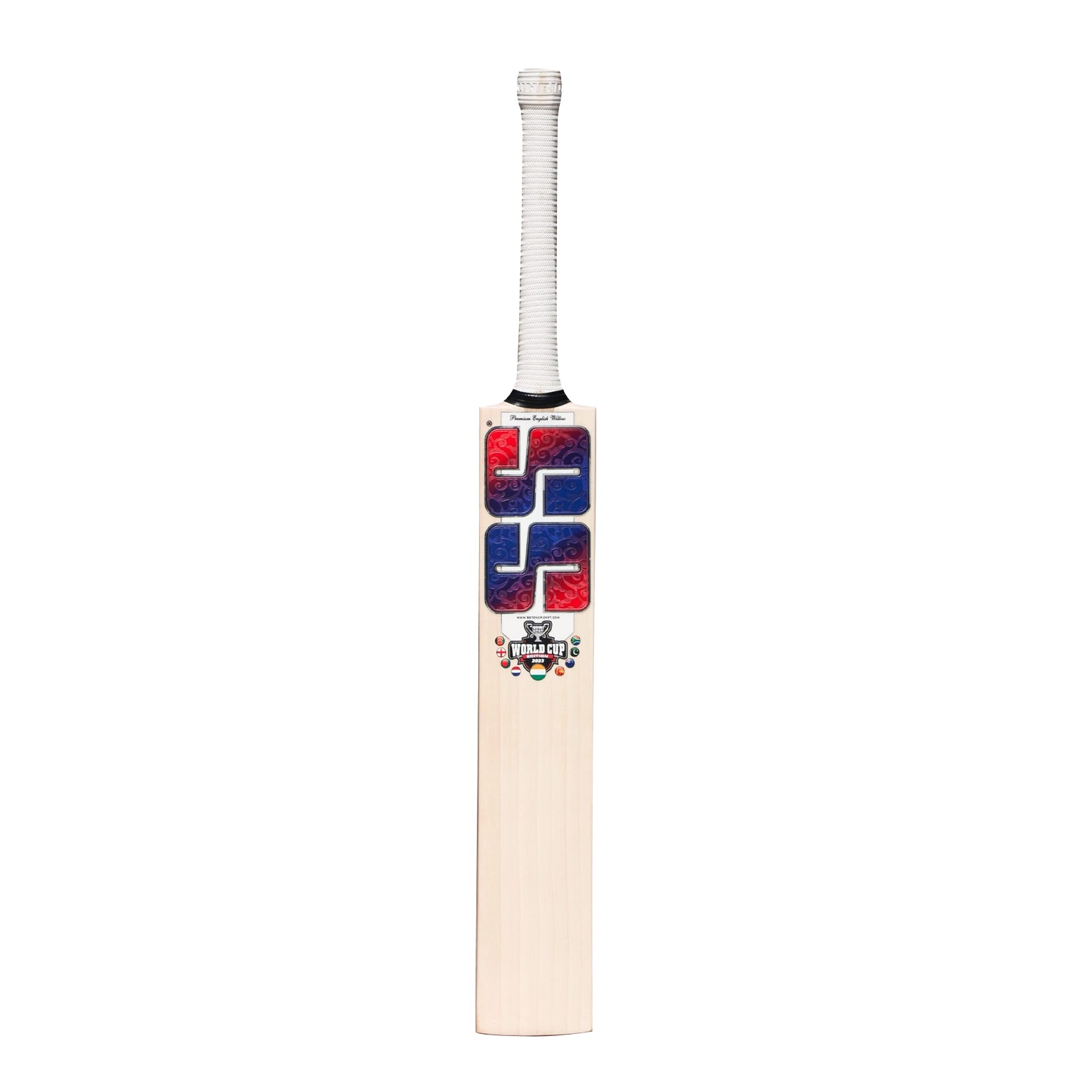 SS World Cup Edition English Willow Cricket Bat (Red) – SH