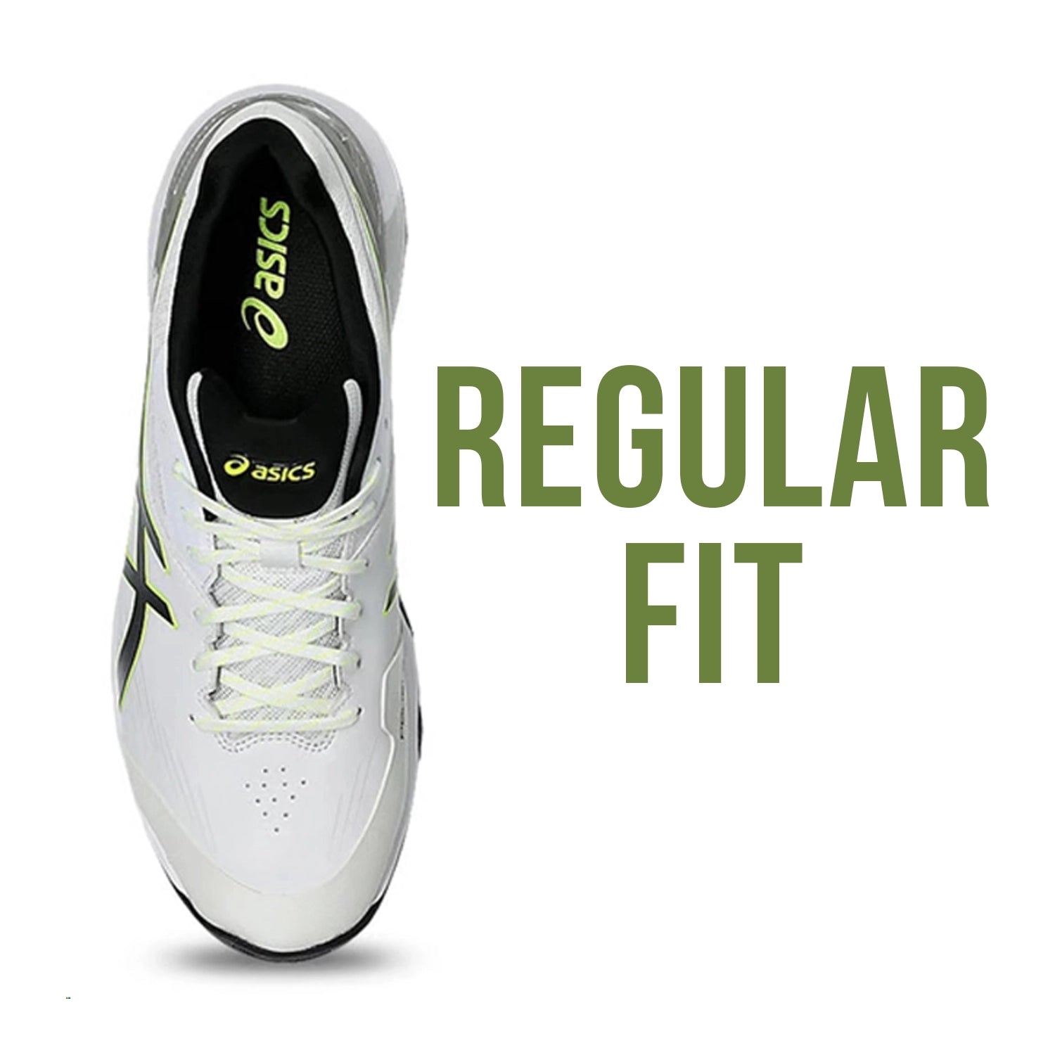 Asics 350 Not Out FF Cricket Shoes - (White/Black) - 1111A092.106