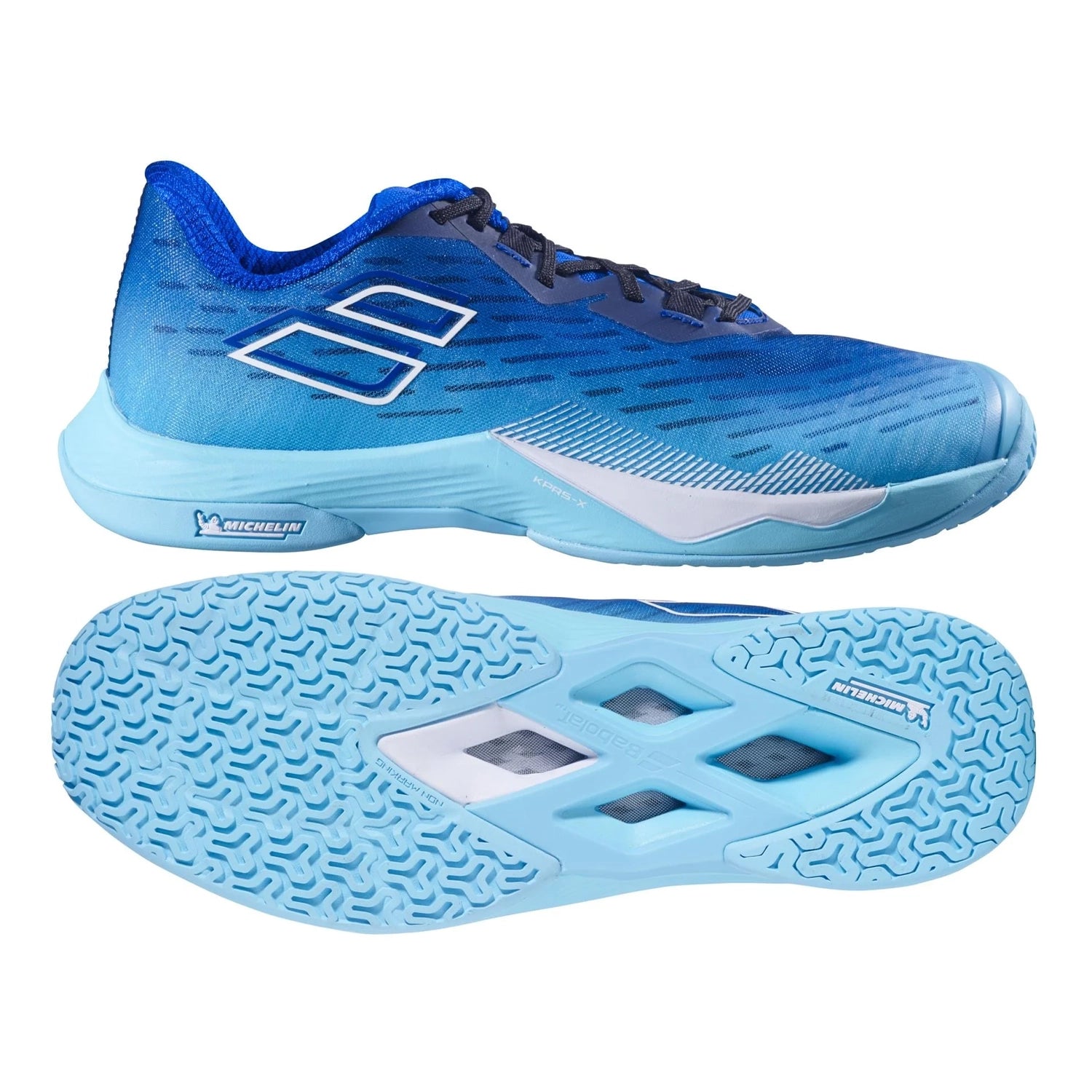 Babolat Shadow Tour 5 Badminton Shoes for Men (Ceramic Blue)
