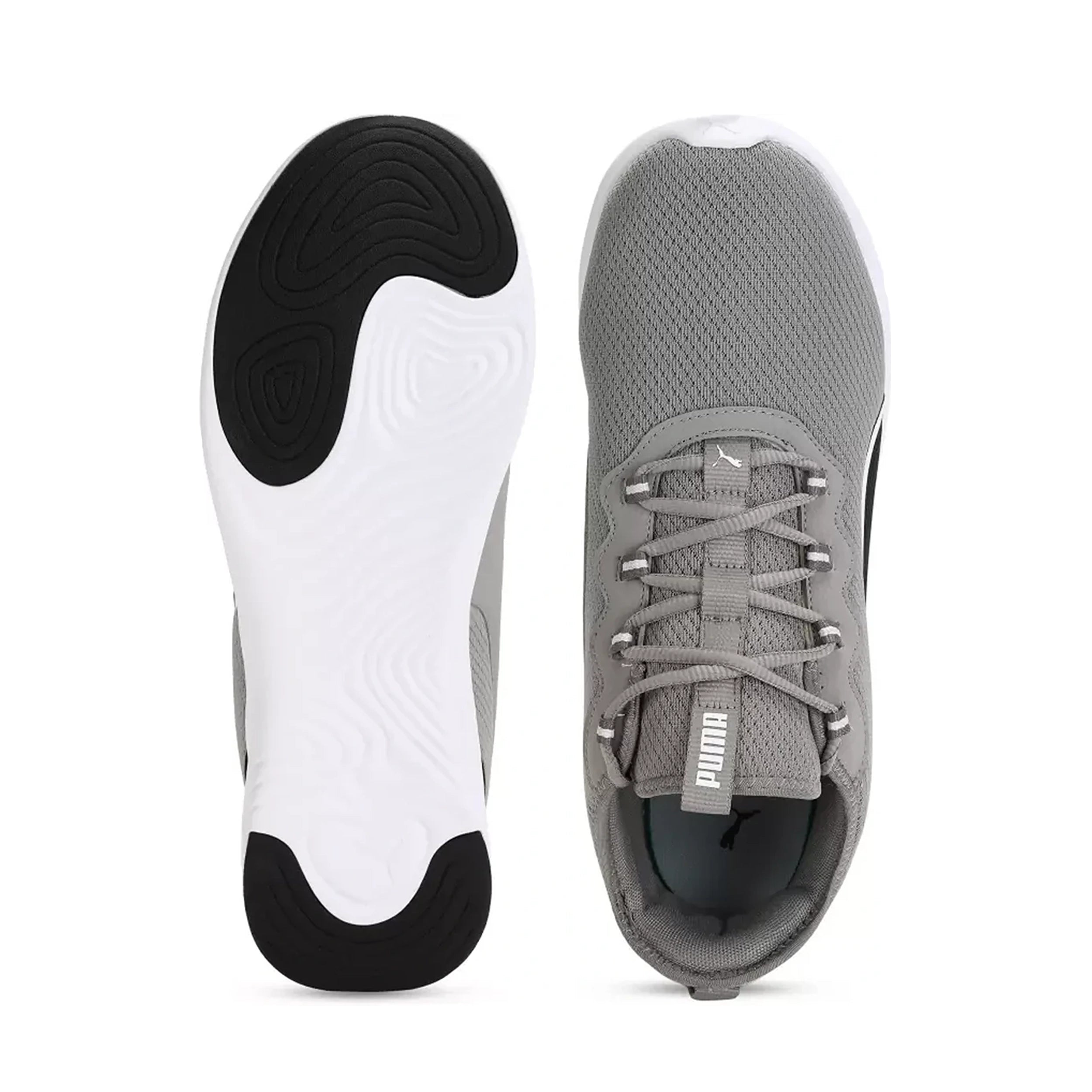 Puma Softride Ultra Snug Men's Running Shoe (Concrete Gray-Black-White) 31075901